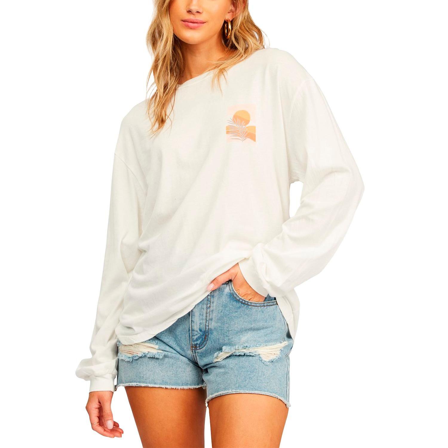 Polera M/L Mujer Touch The Sky Blanco-0