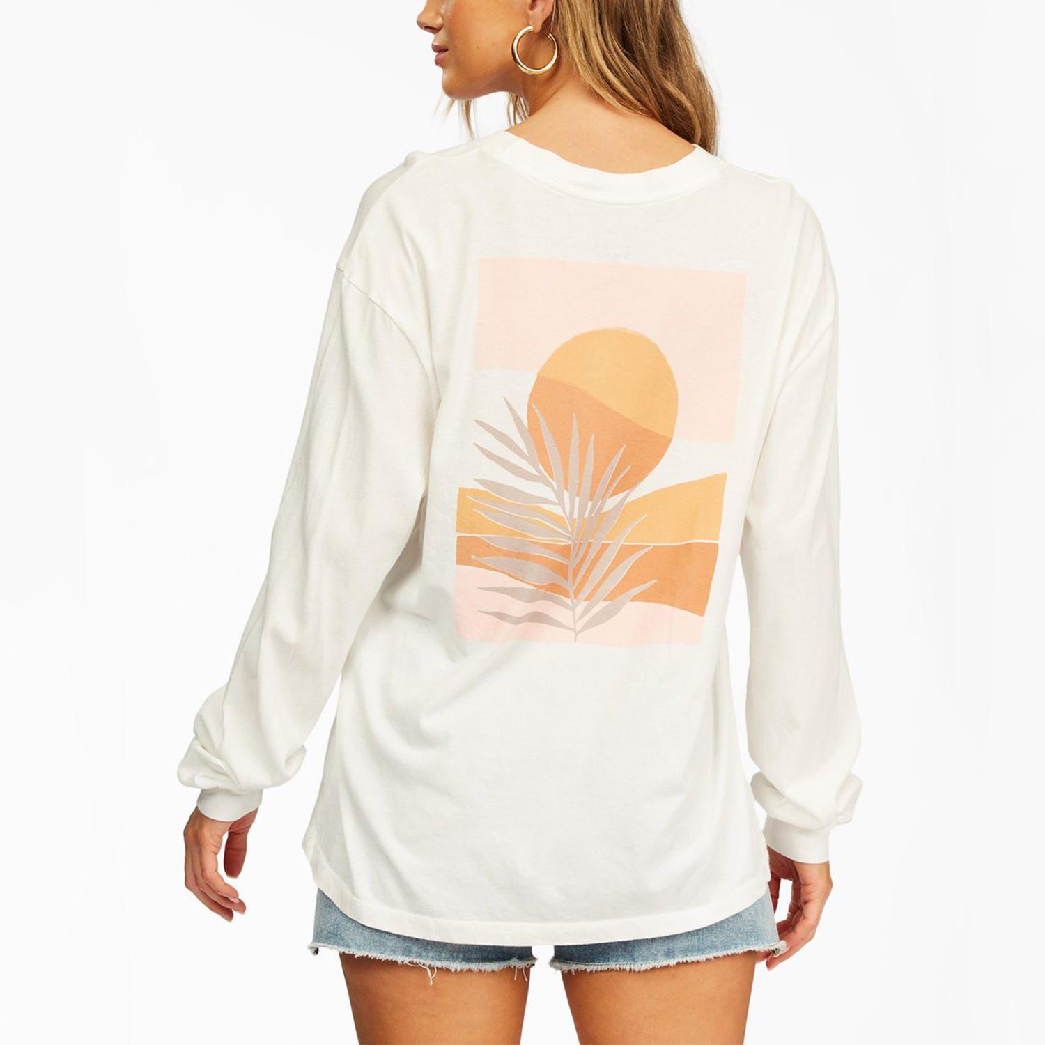 Polera M/L Mujer Touch The Sky Blanco-1