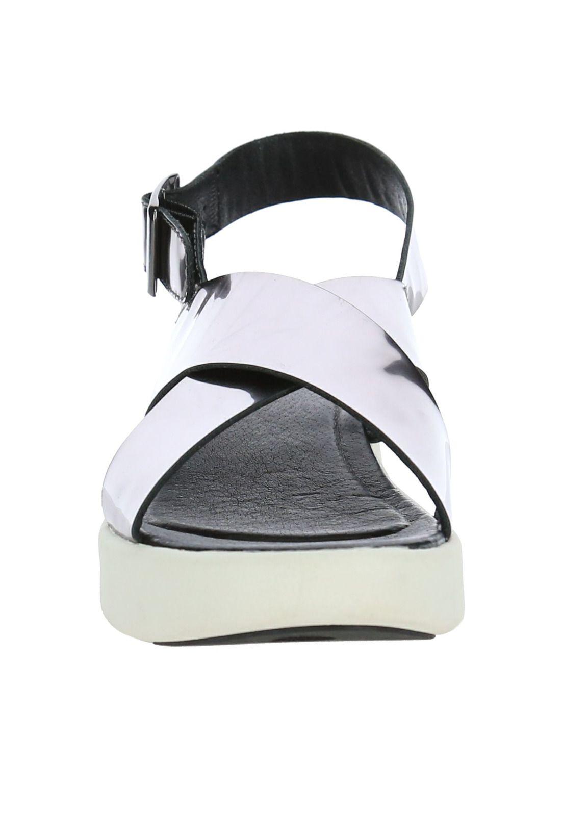 Sandalia  Tine Plateado-2