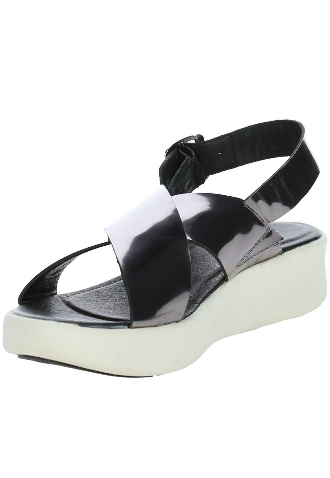 Sandalia  Tine Plateado-3