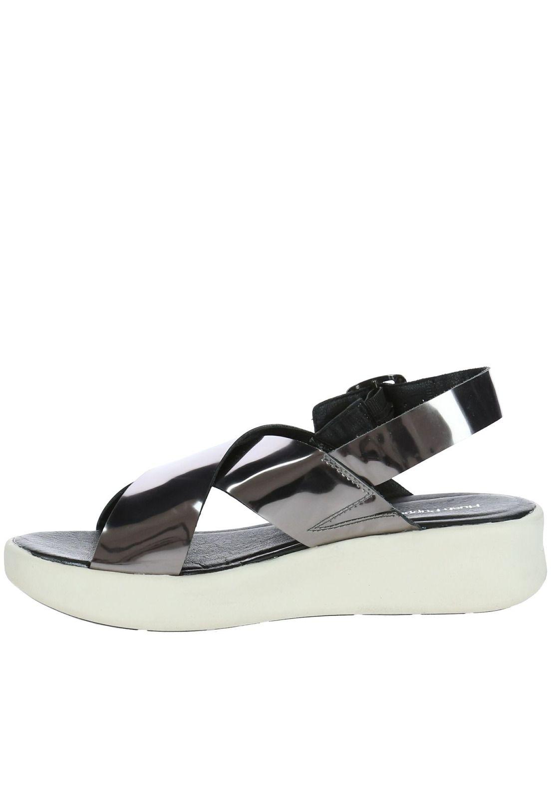 Sandalia  Tine Plateado-4