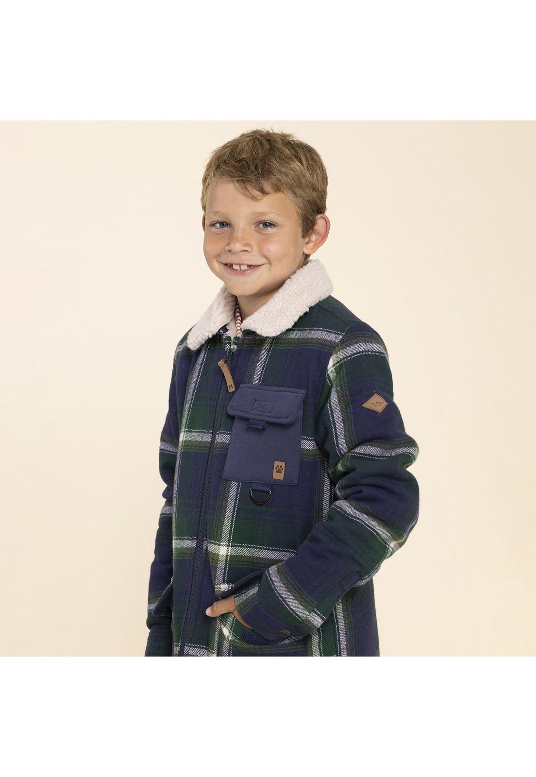 Chaqueta Niño Nogal Verde Oscuro-4