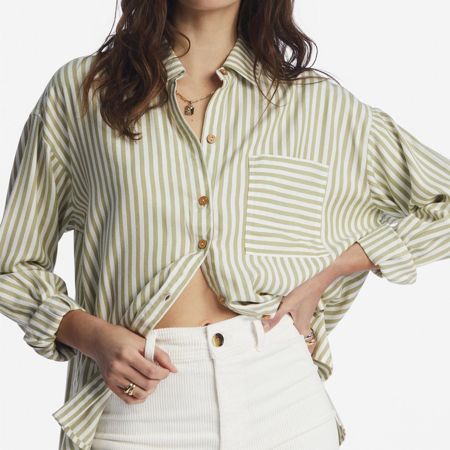 Blusa M/L Mujer In The Tide J Wvtp Verde-4