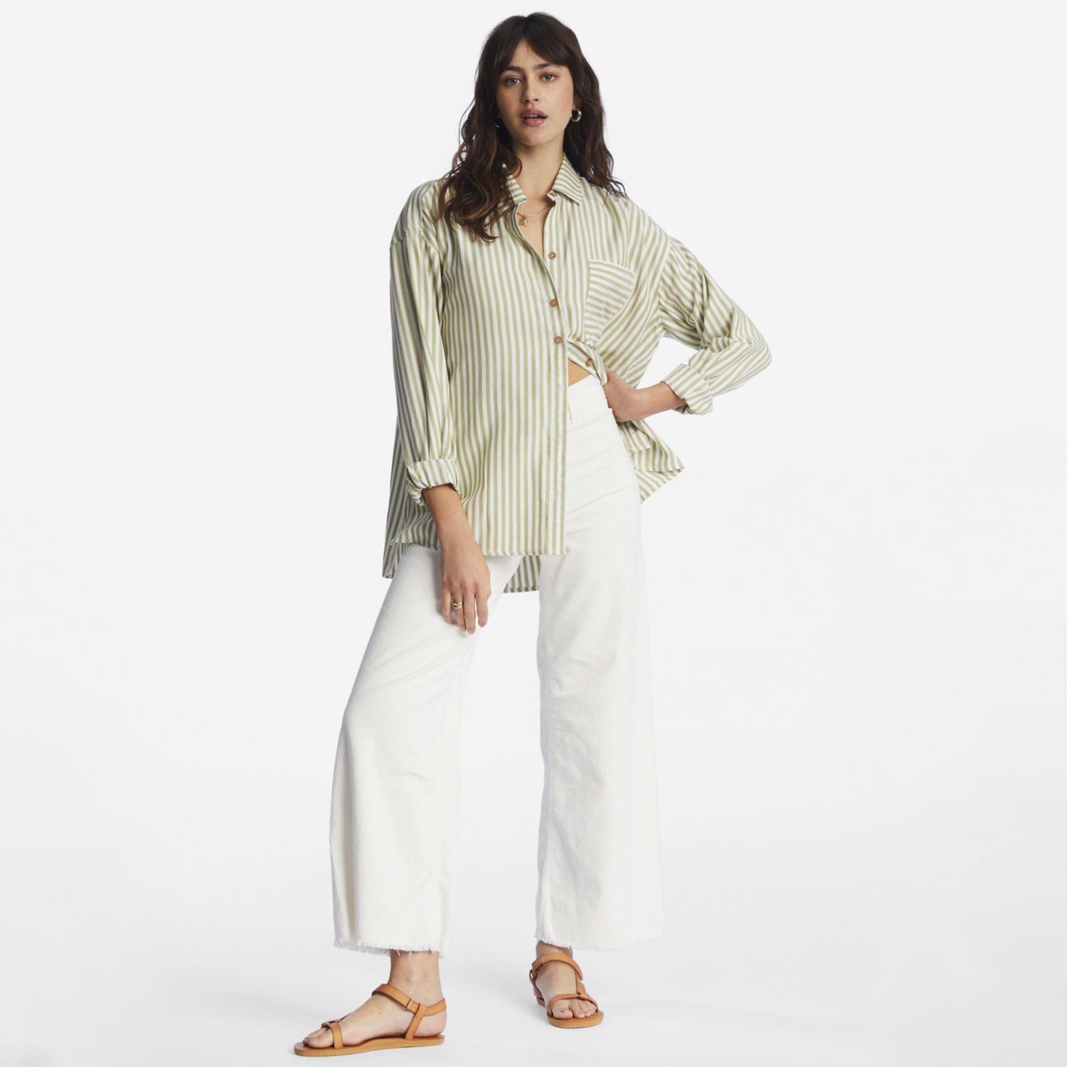 Blusa M/L Mujer In The Tide J Wvtp Verde-5