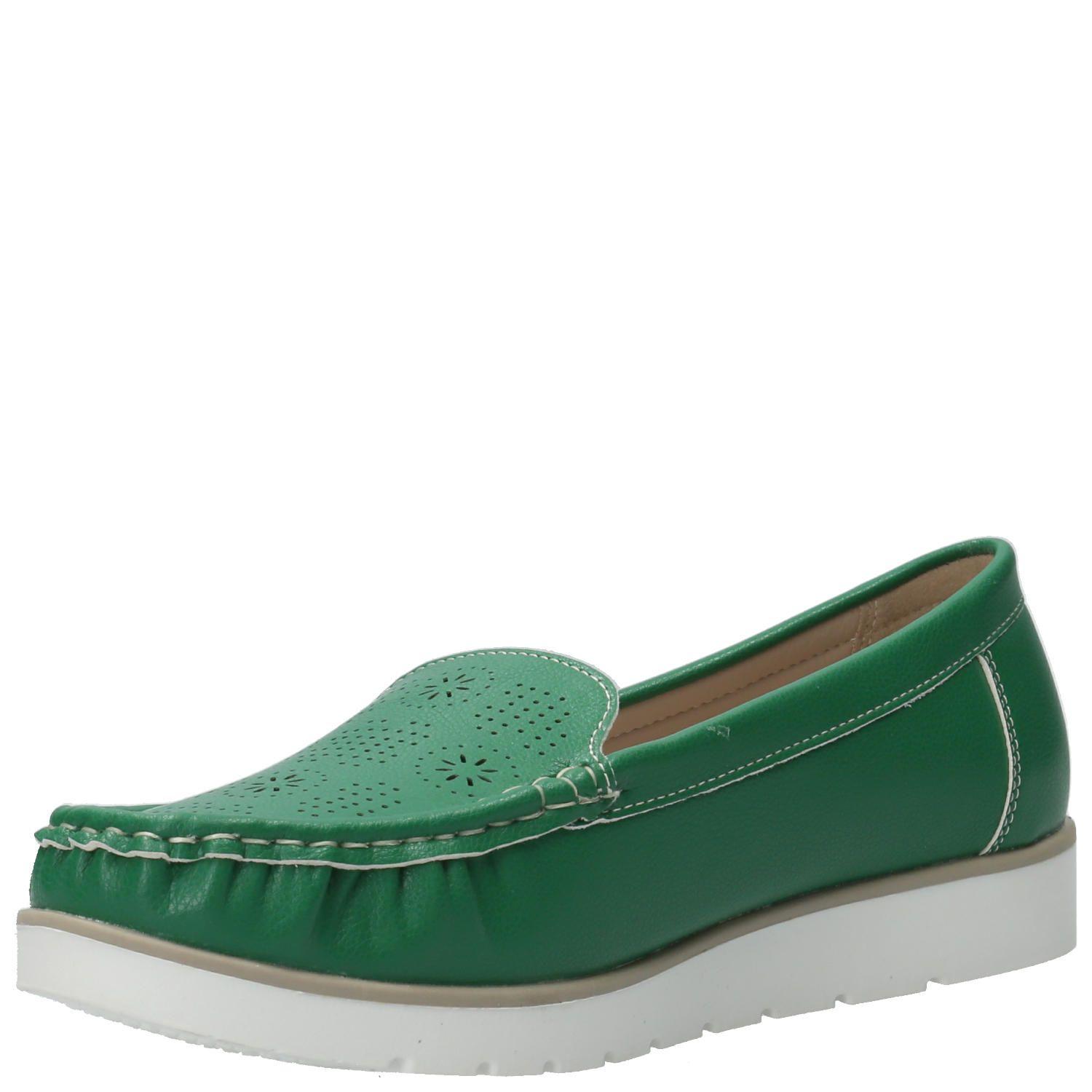 Mocasín Xandra Verde Mujer-4