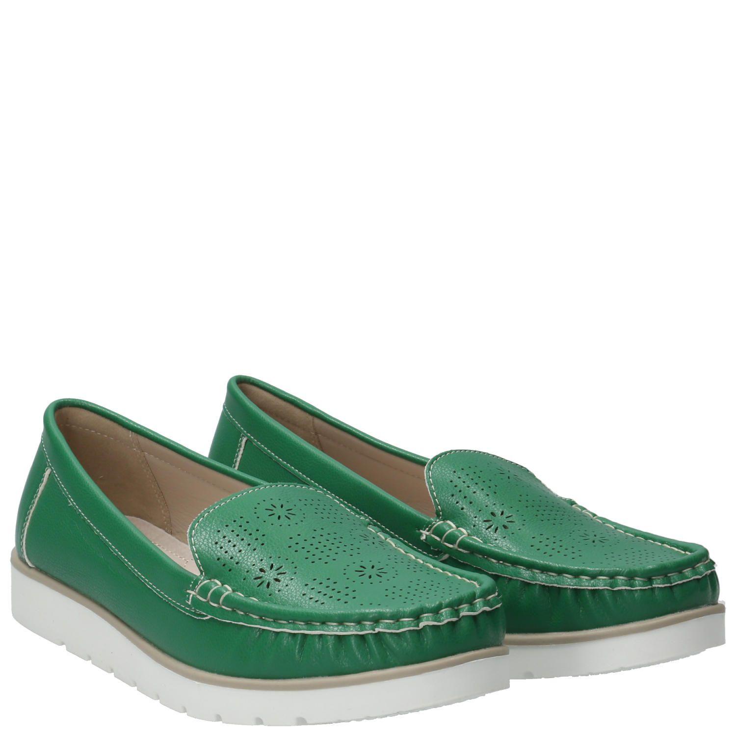 Mocasín Xandra Verde Mujer-8