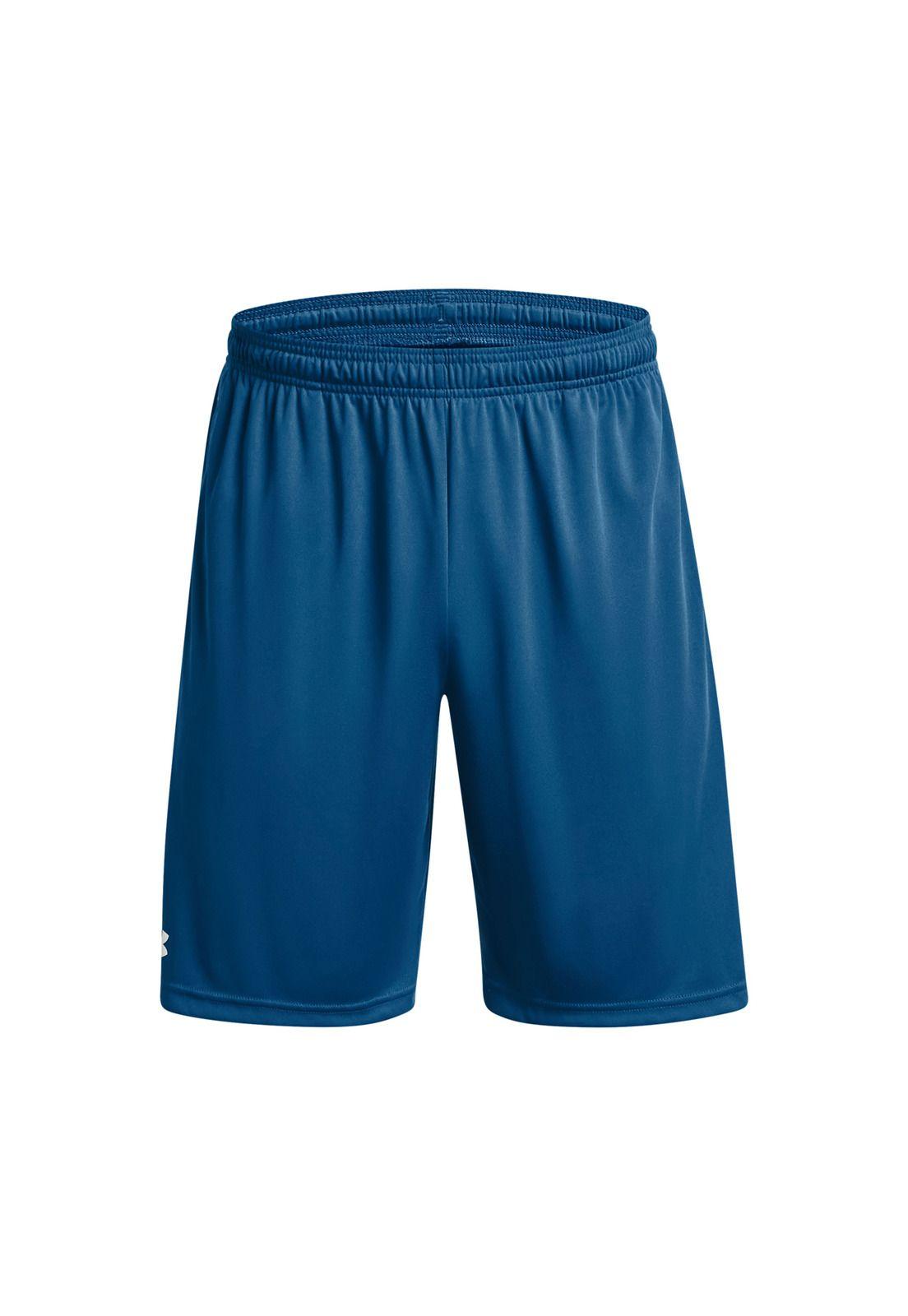 Shorts UA Tech Wordmark Azul para hombre-0