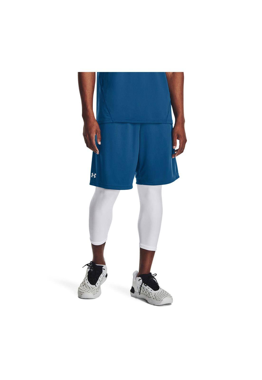 Shorts UA Tech Wordmark Azul para hombre-3