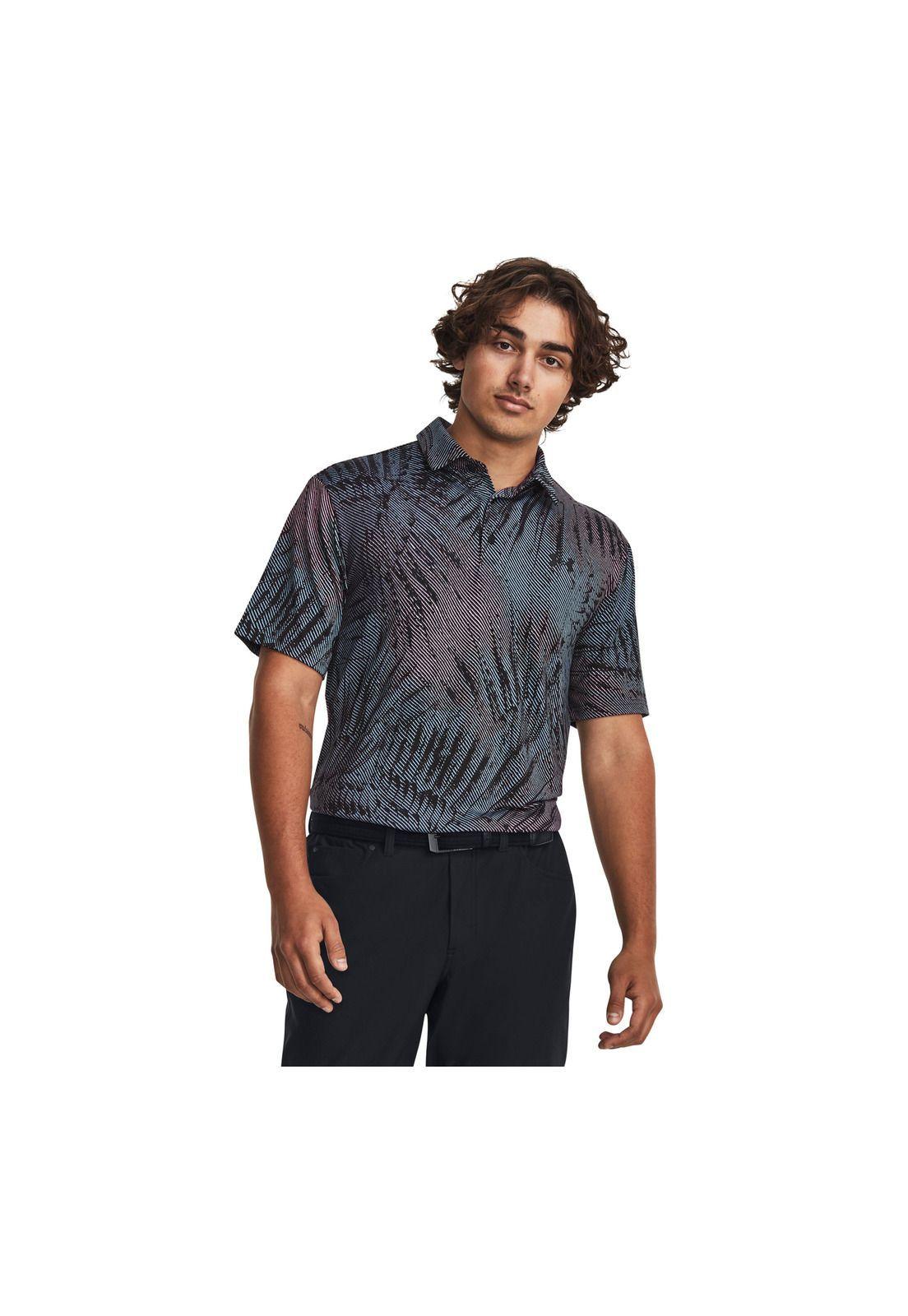 Polera M/C Training Playof 30 Printe Negro Hombre-3