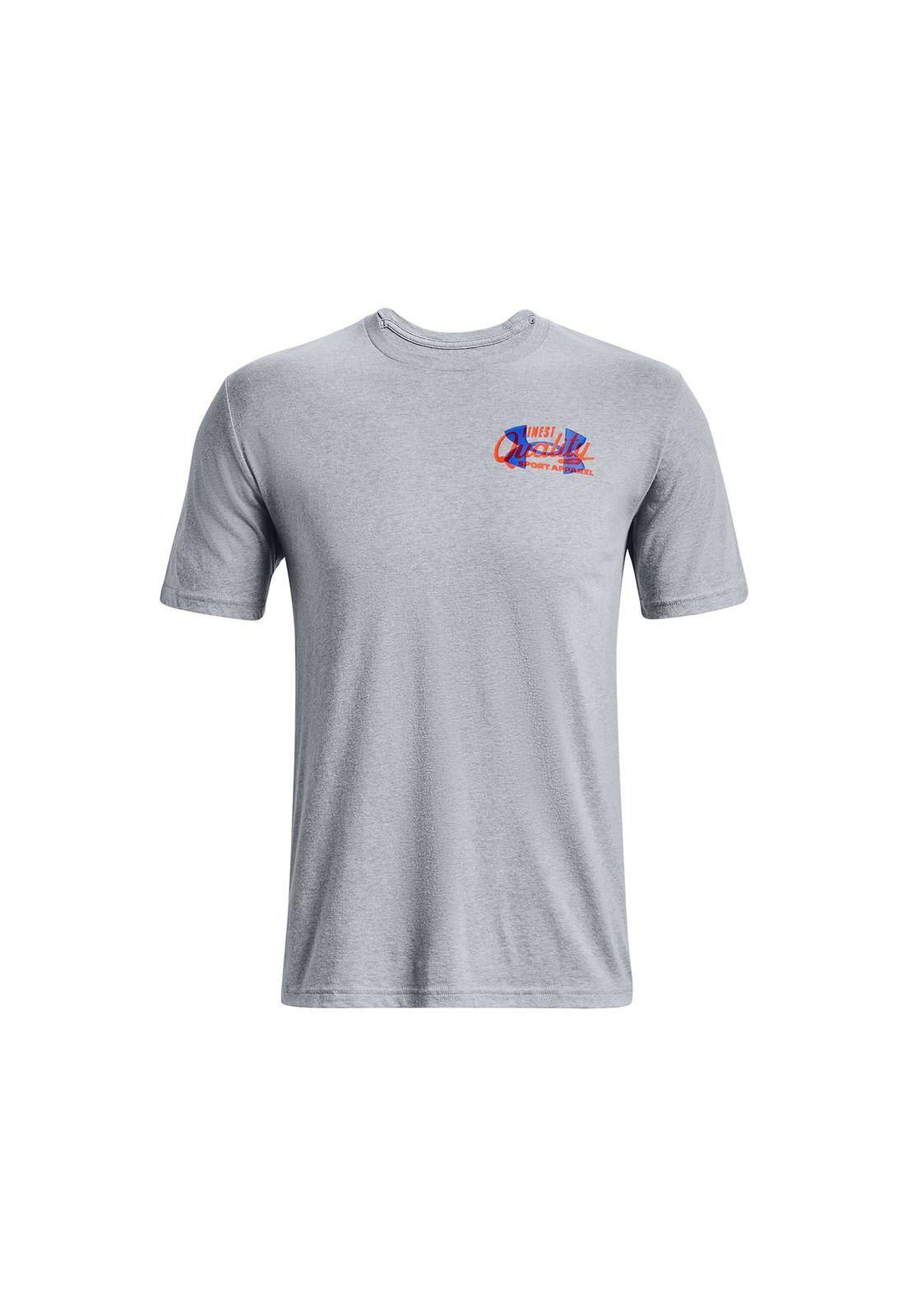 Polera Training Vintage Type Gris Hombre-0