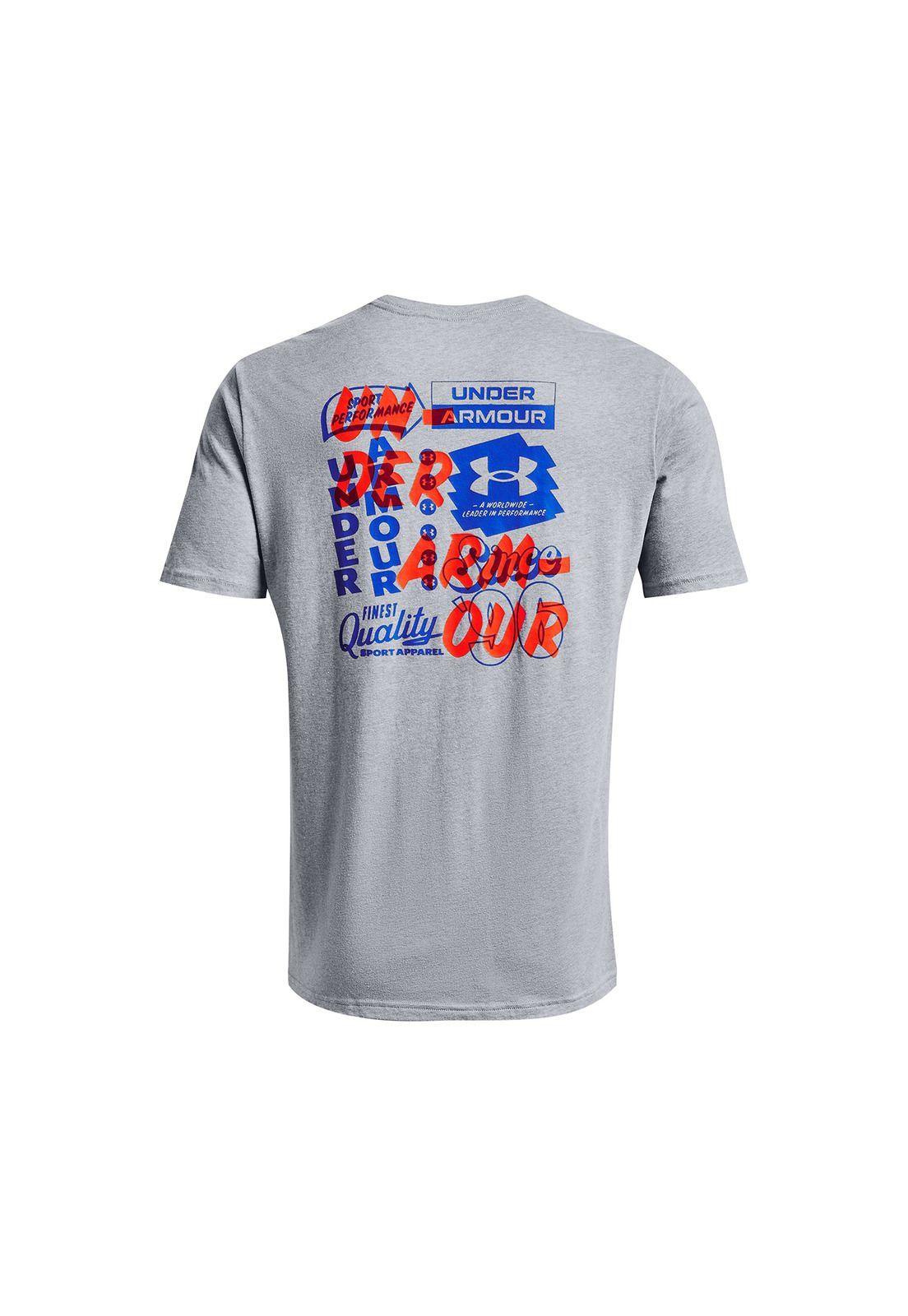 Polera Training Vintage Type Gris Hombre-1