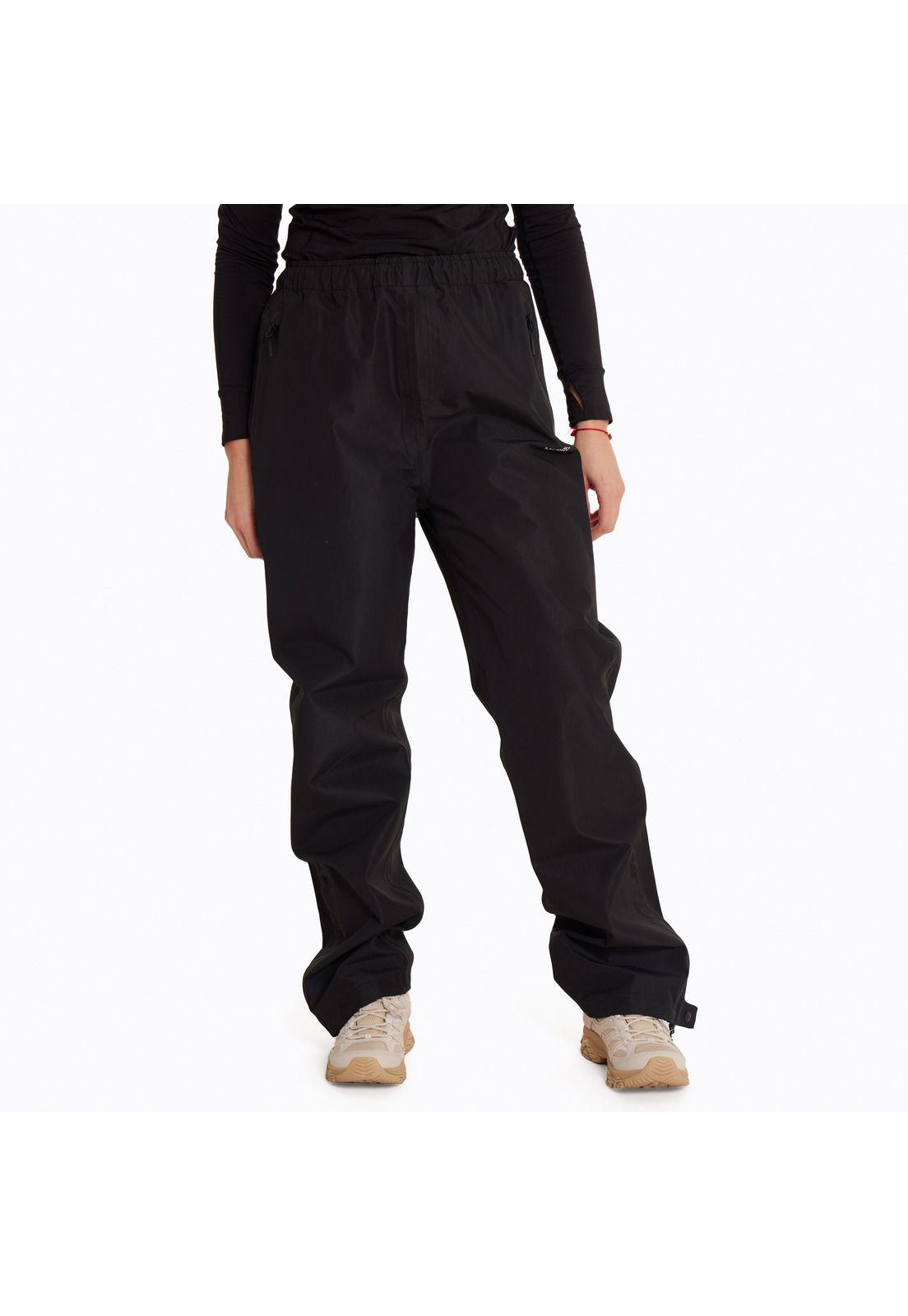 Cubre Pantalón Mujer Impermeable Detrital Negro-0