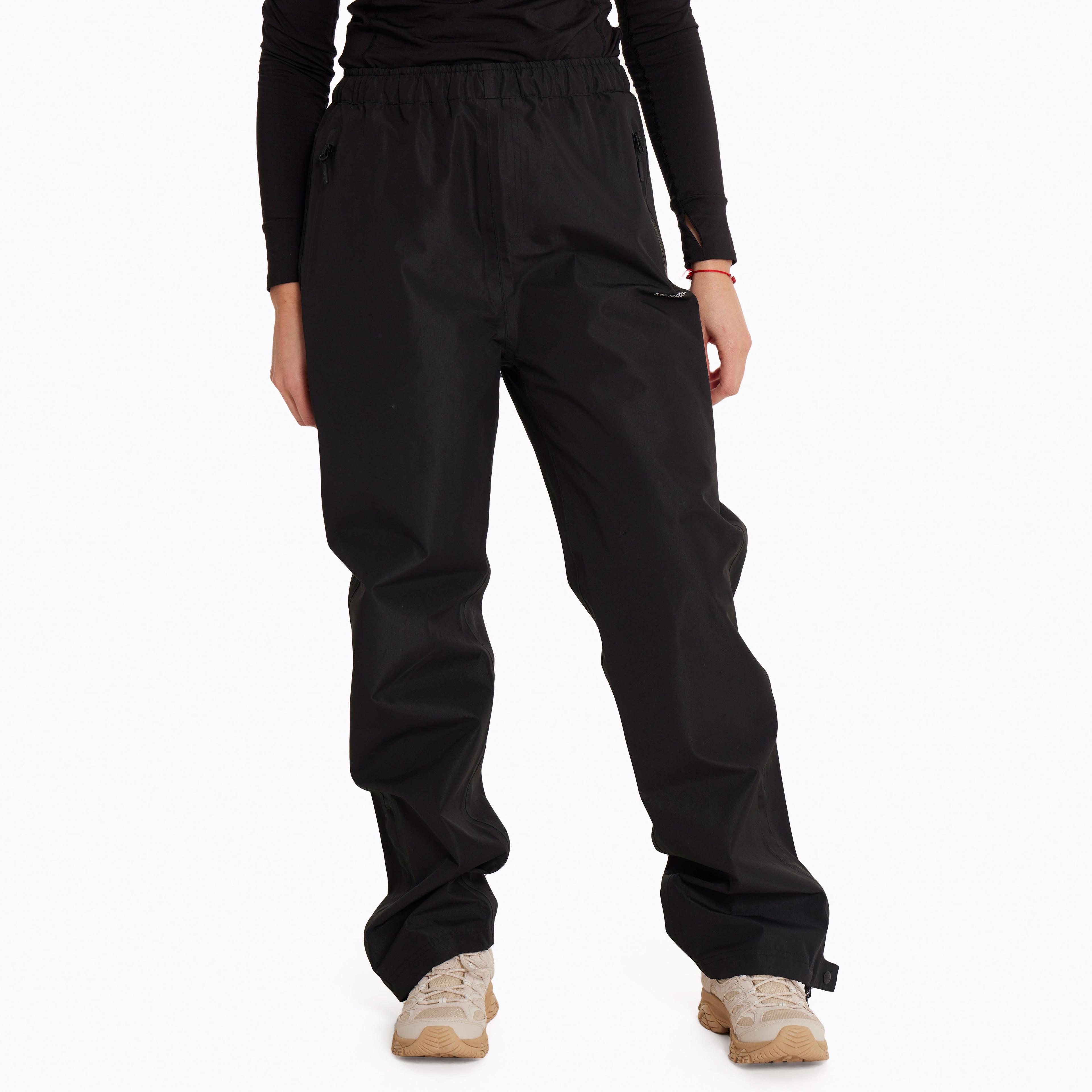 Cubre Pantalón Mujer Impermeable Detrital Negro-0
