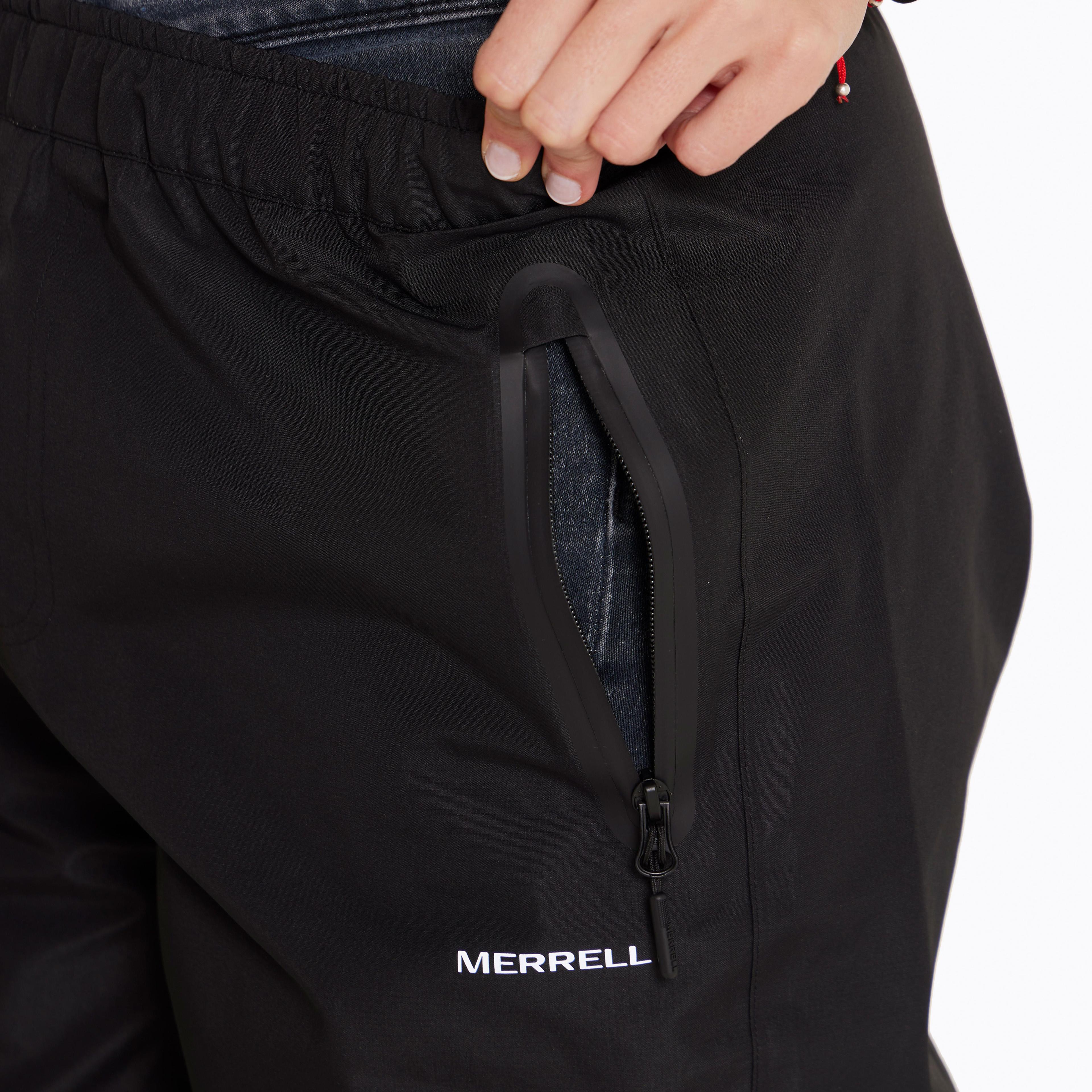 Cubre Pantalón Mujer Impermeable Detrital Negro-5