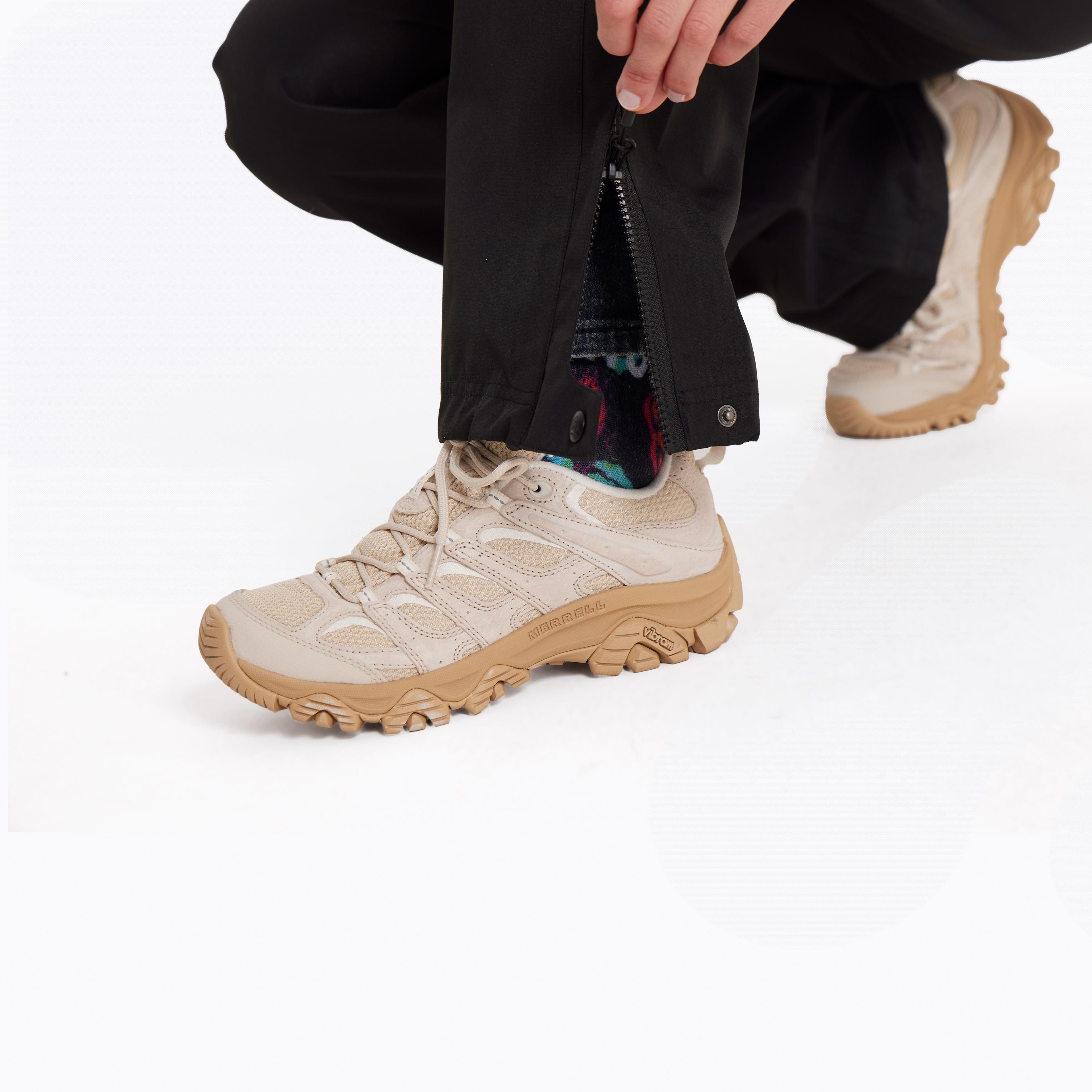 Cubre Pantalón Mujer Impermeable Detrital Negro-7