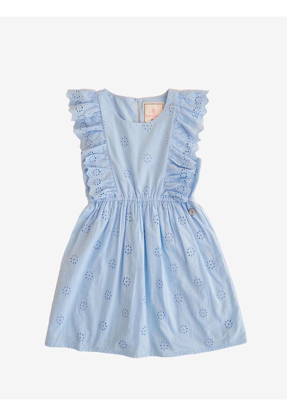 Vestido Niña Manuela Celeste-0