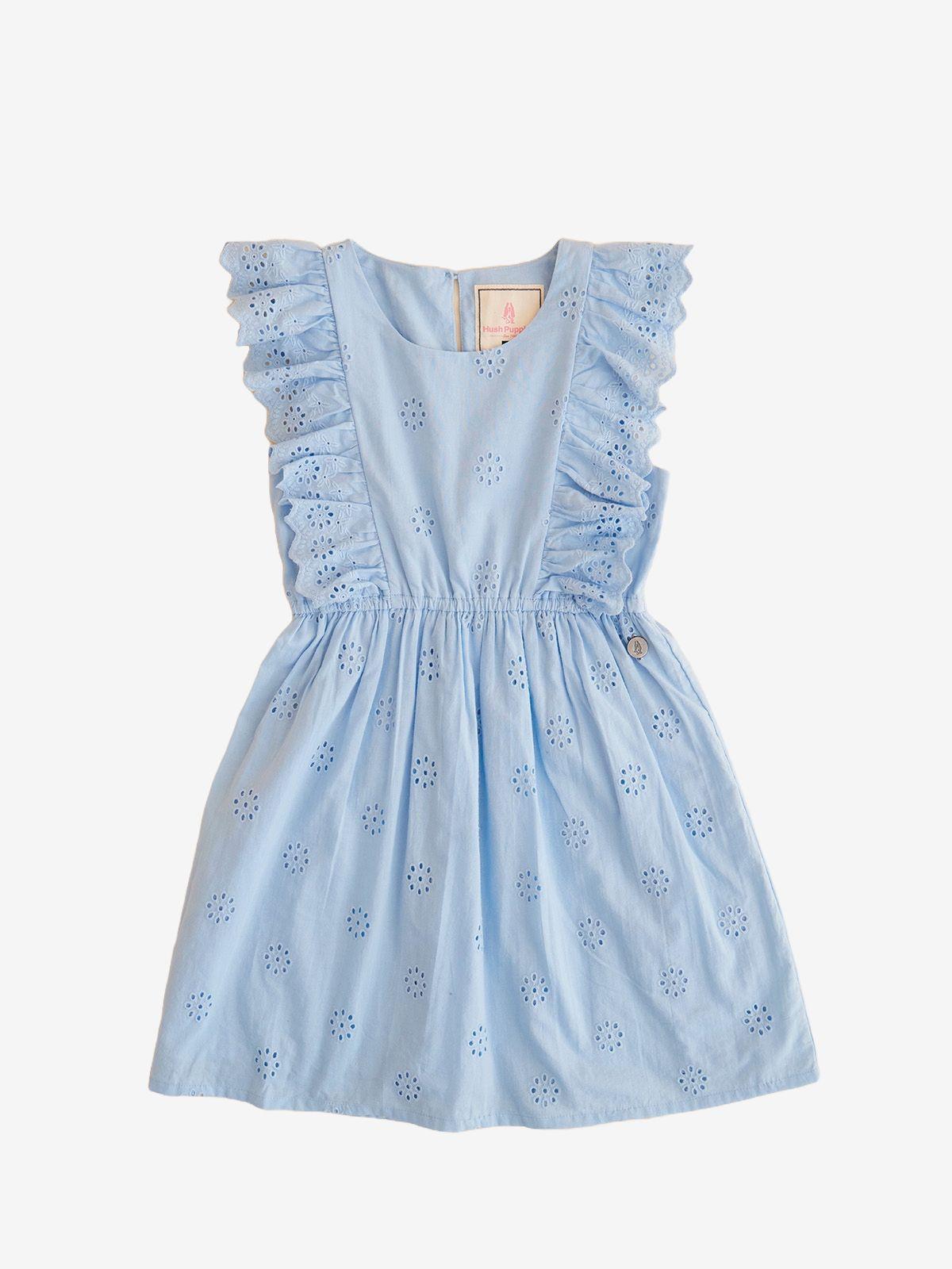 Vestido Niña Manuela Celeste-0