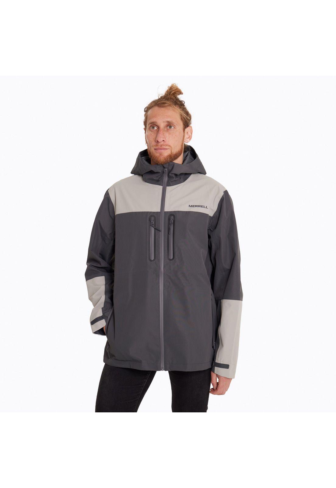 Chaqueta Hombre Mesquite Hardshell Gris-0