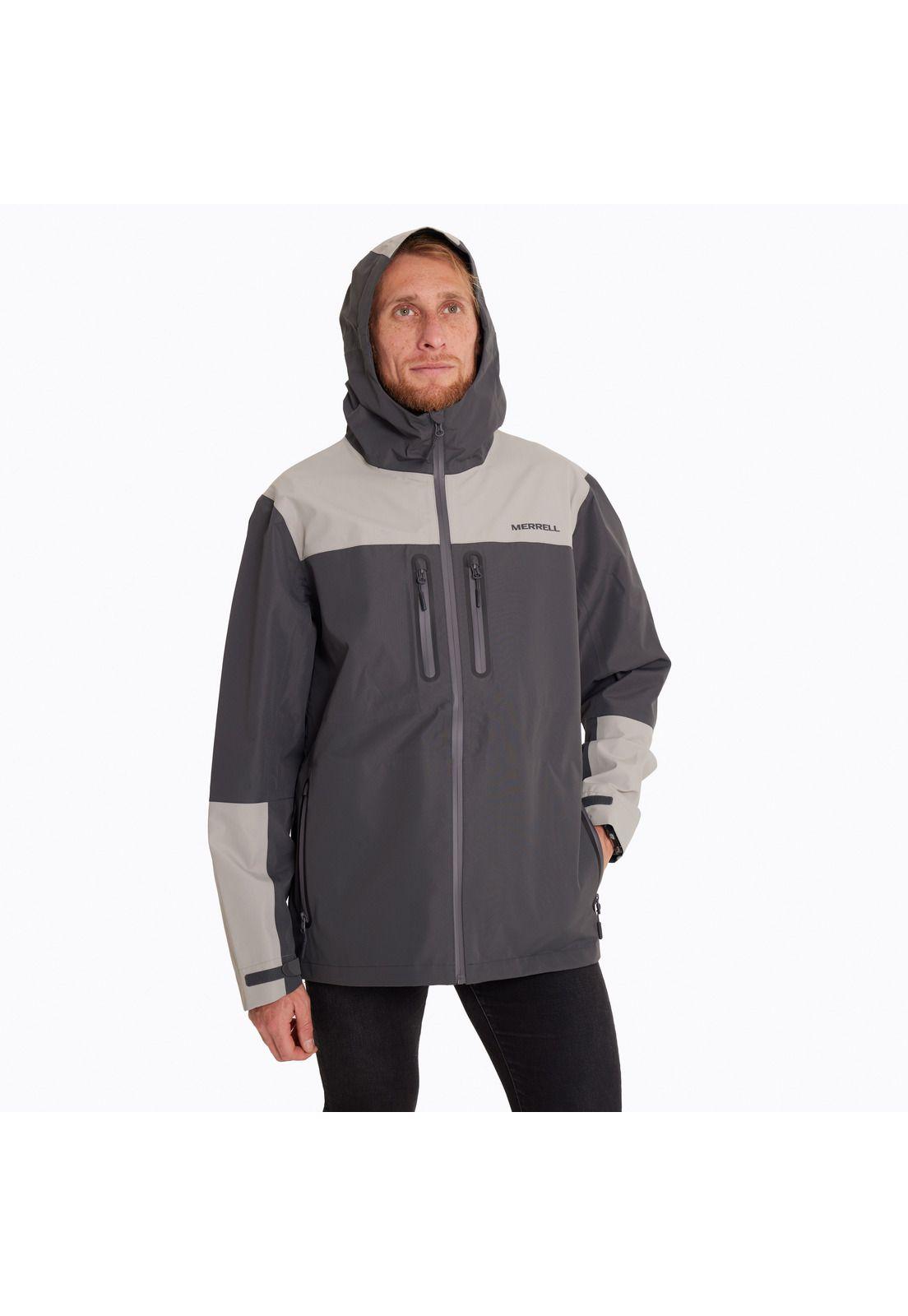 Chaqueta Hombre Mesquite Hardshell Gris-3