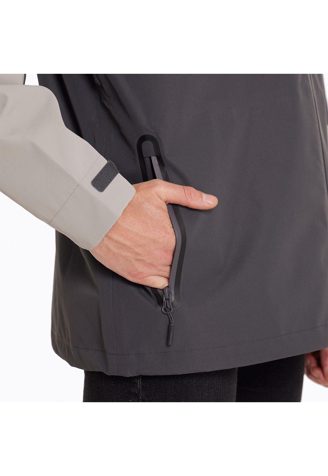 Chaqueta Hombre Mesquite Hardshell Gris-6