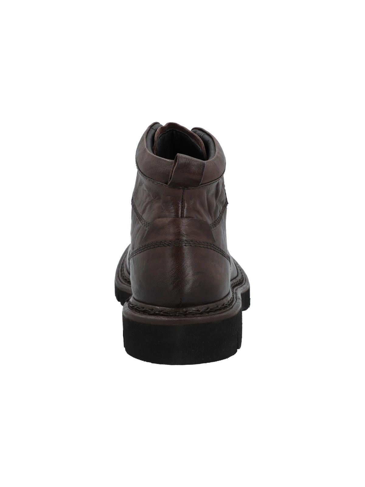 Botín Cuero Hombre Cedro Café-6