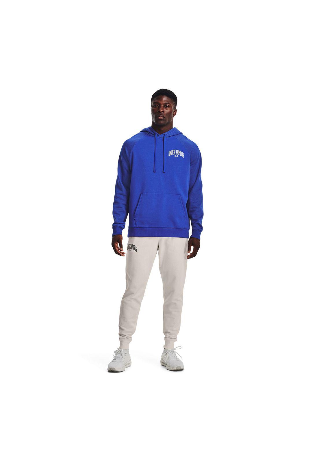 Polerón Hombre Rival Wm Clrblock Hd Azul-5