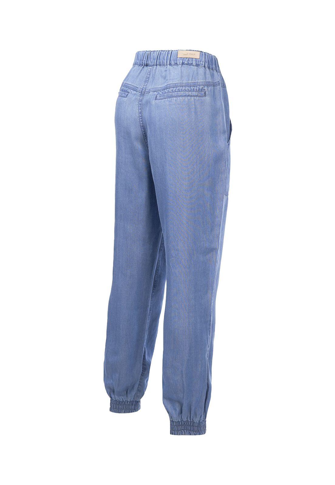 Pantalón Tencel Etang Azul Mujer-1
