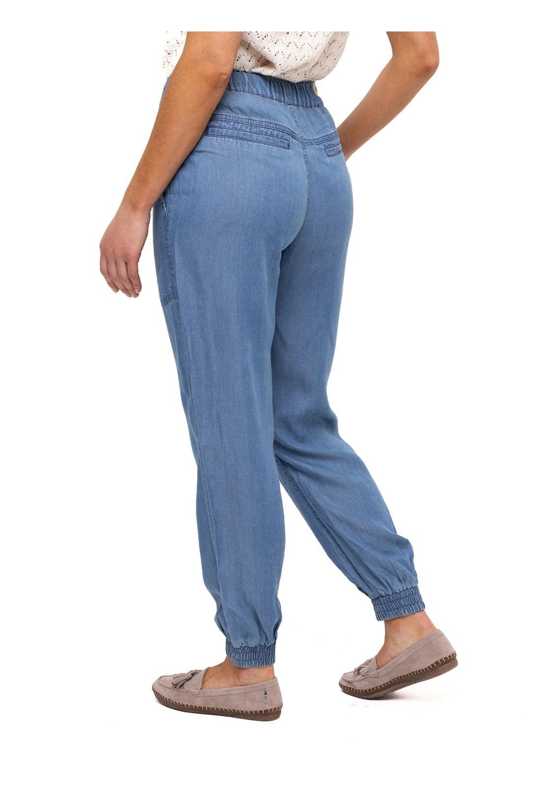 Pantalón Tencel Etang Azul Mujer-5