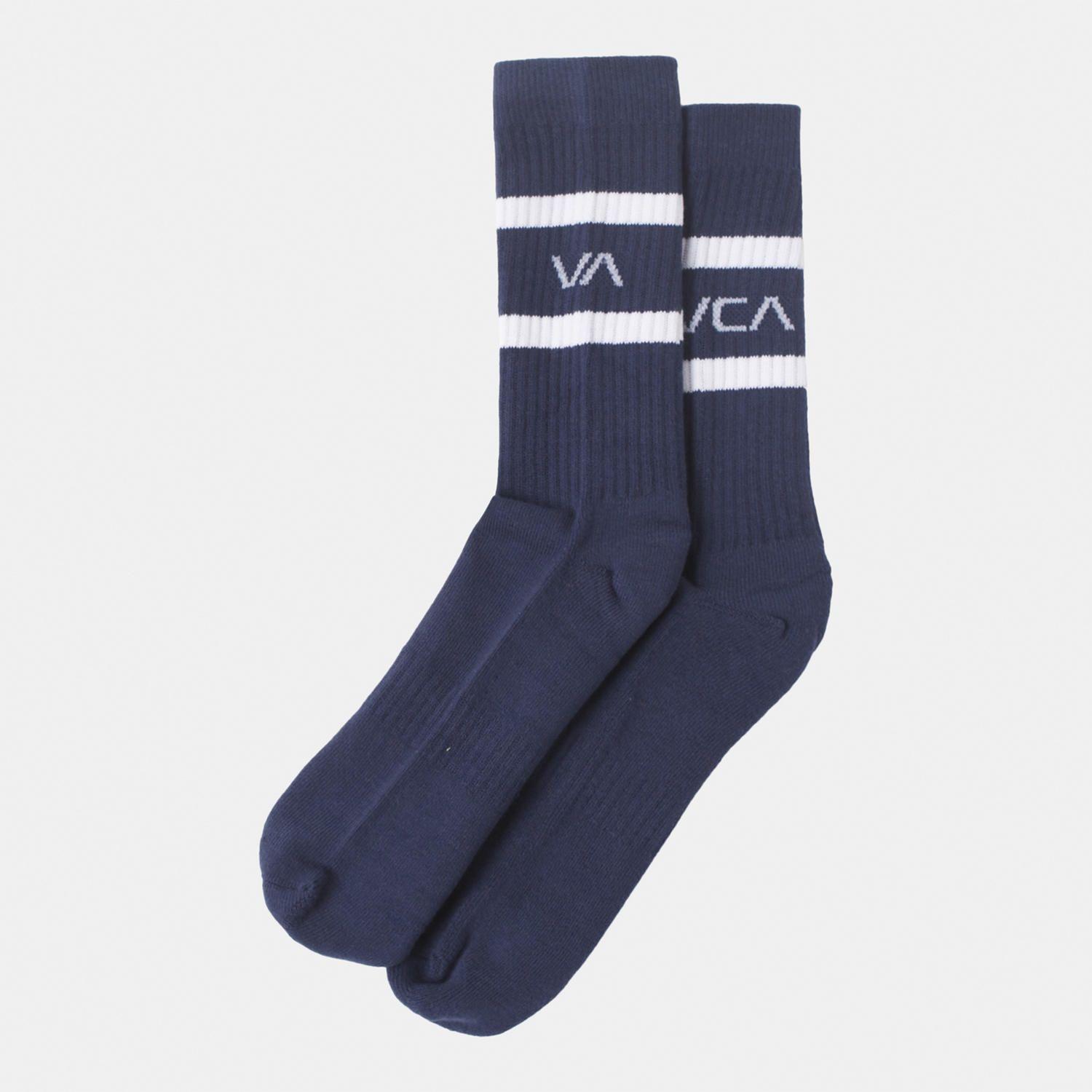 Pack 2 Calcetines Hombre Strp Crew M Azul Marino-0