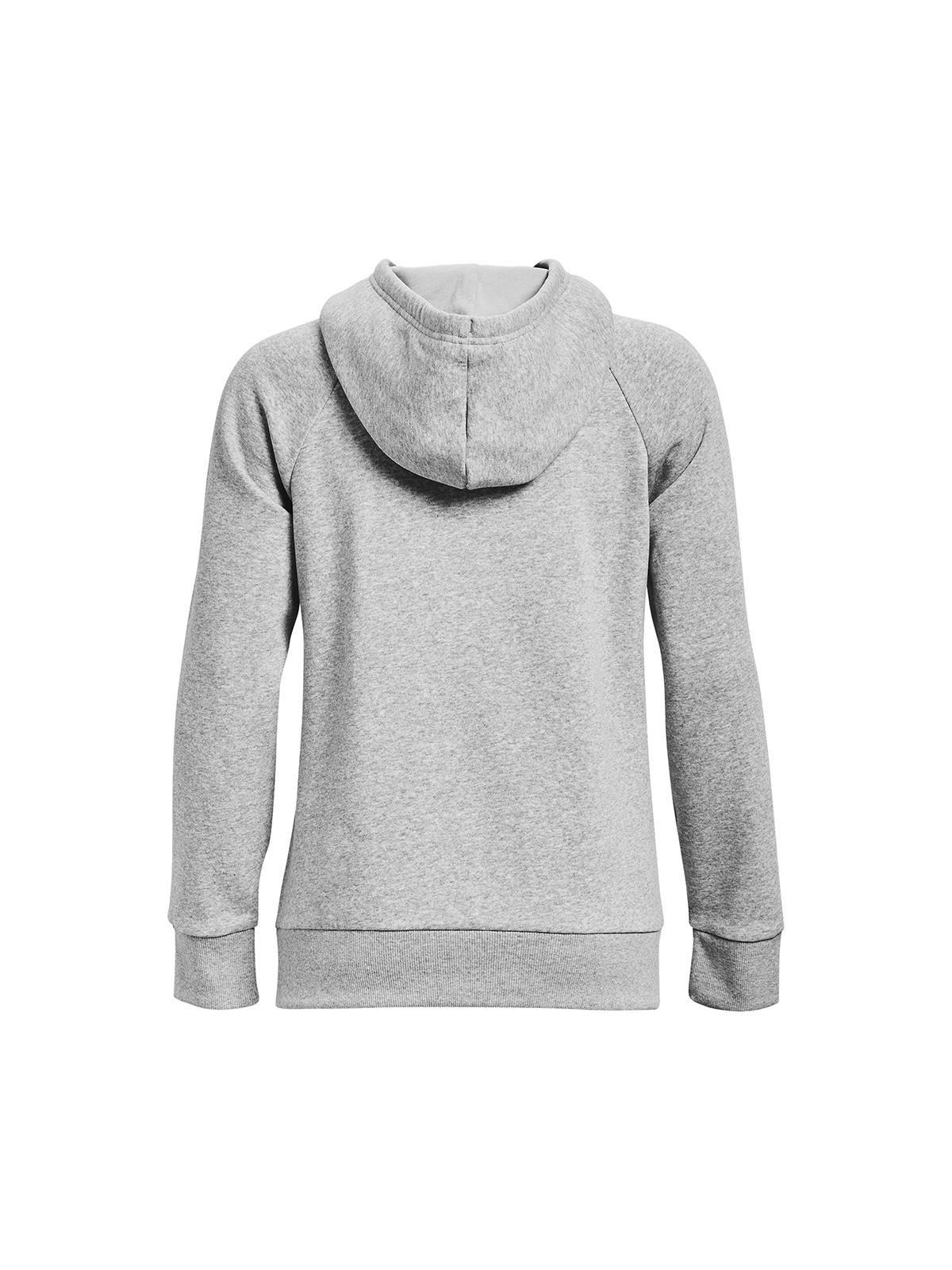 Polerón Big Logo UA Rival Gris para mujer-1