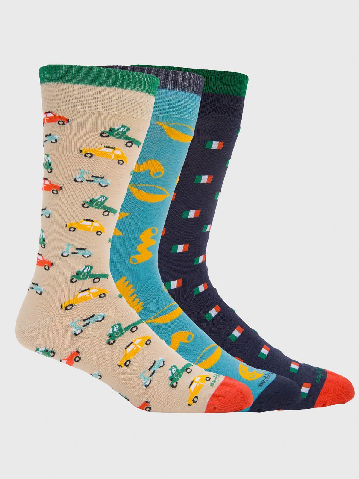 Pack 3 Calcetin Hombre  Italy Multicolor-6