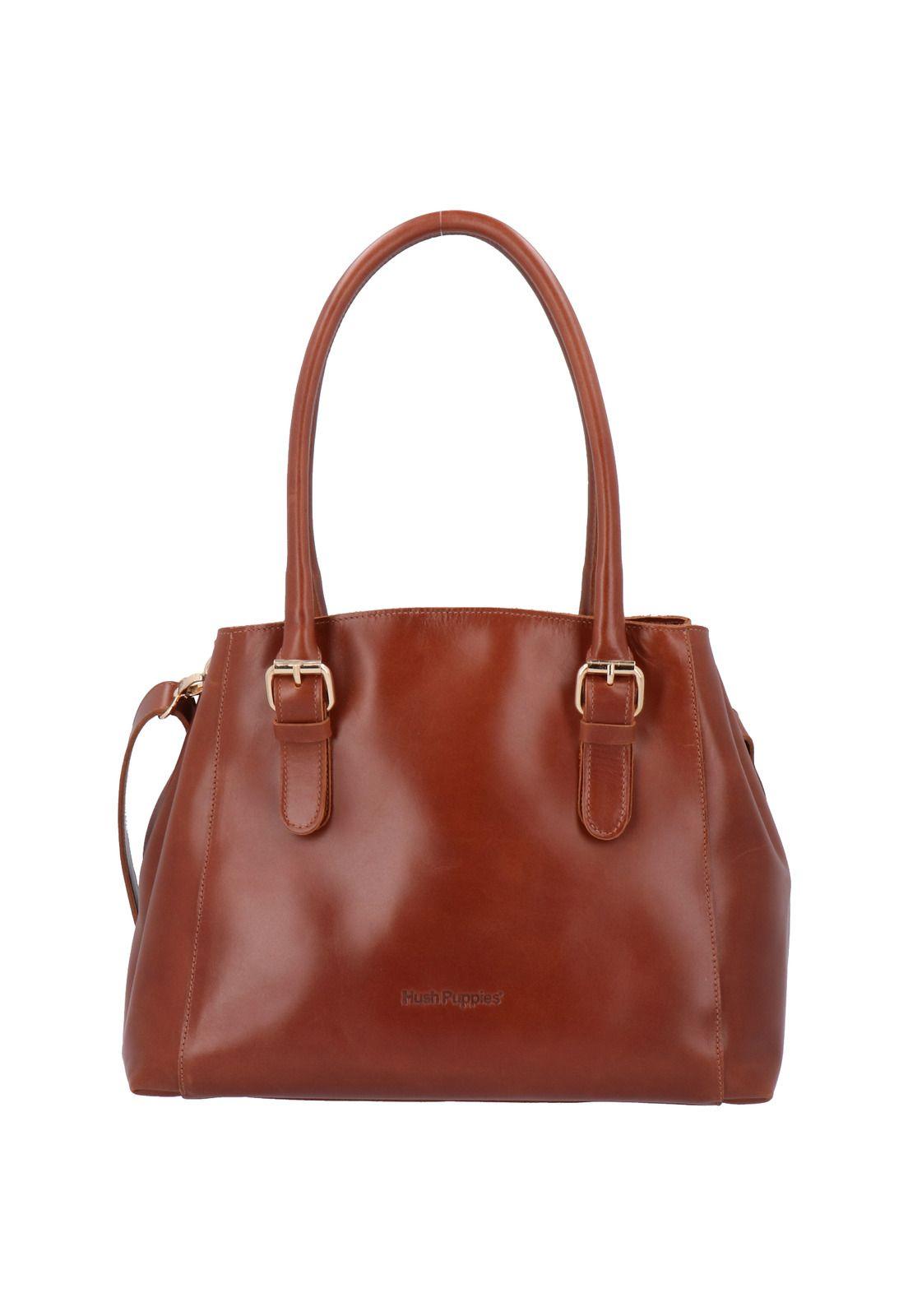 Cartera Cuero Zafiro Bag Café Mujer-0