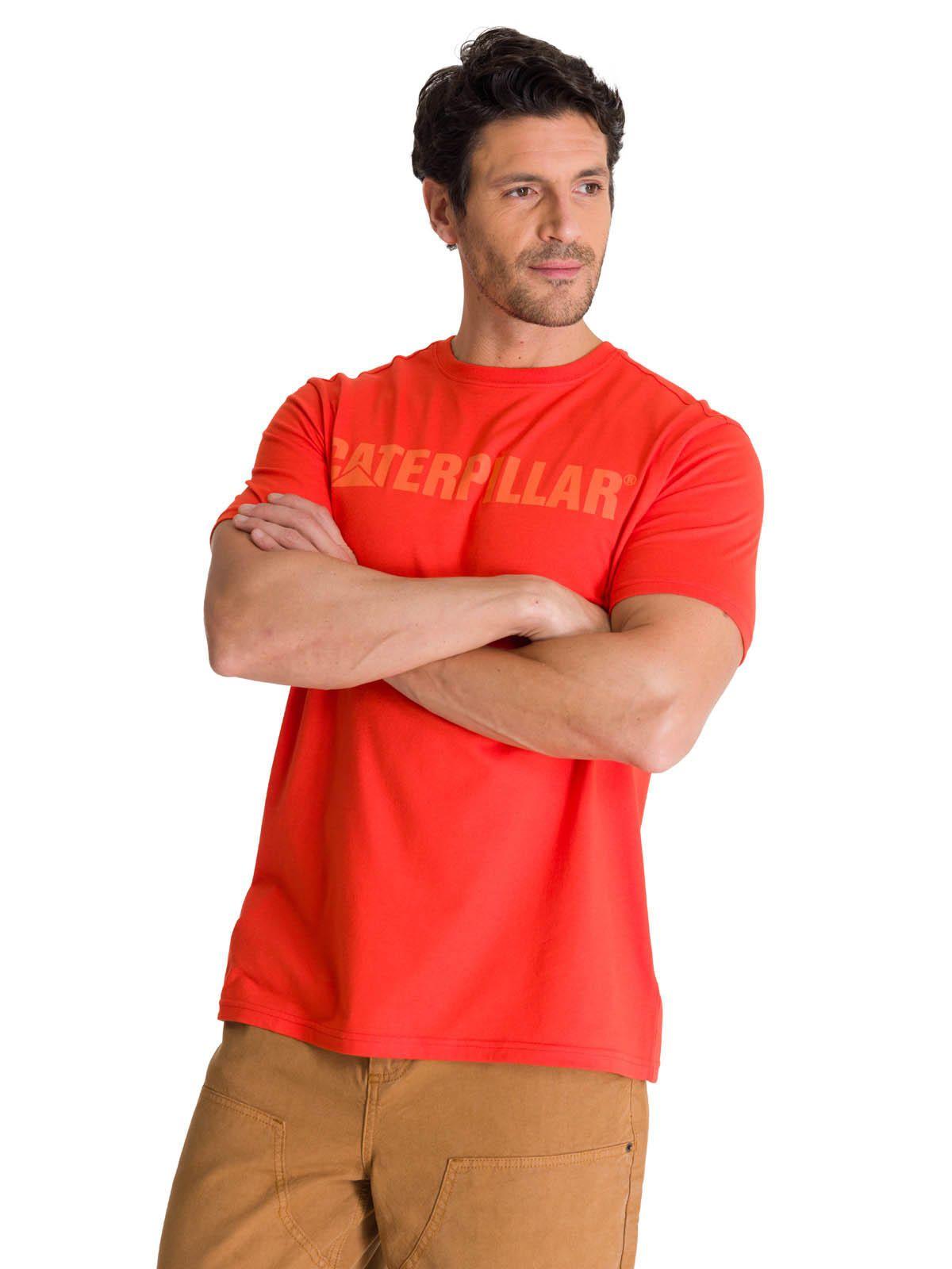 Polera Manga Corta Hombre Logoerpillar Rojo-0