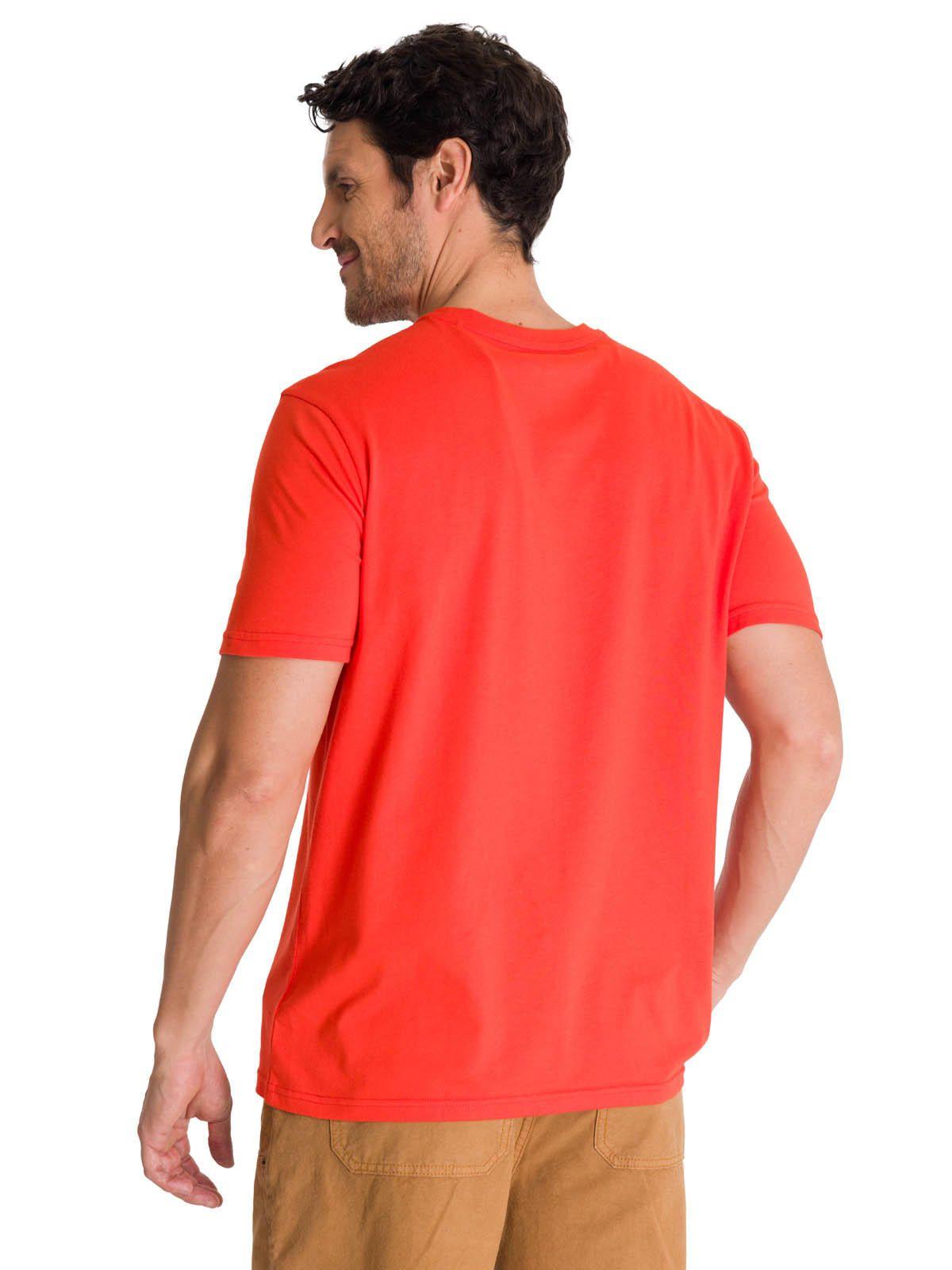 Polera Manga Corta Hombre Logoerpillar Rojo-3