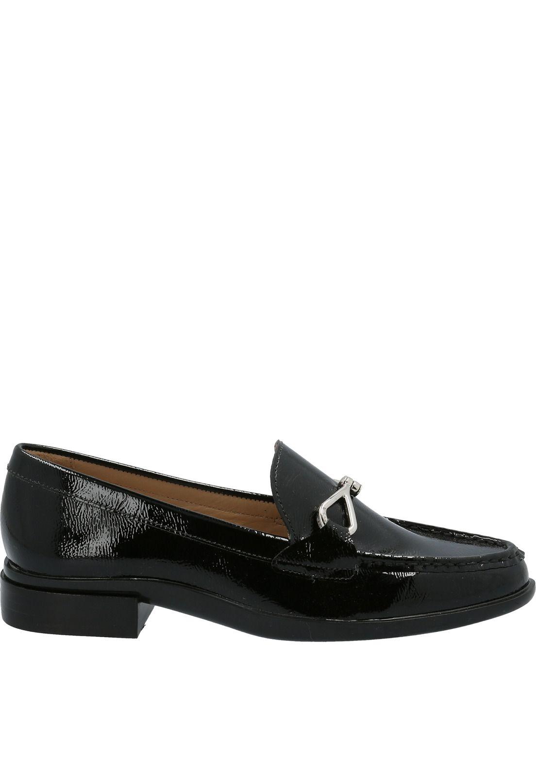 Zapato Cuero Mujer Tidal Negro-1