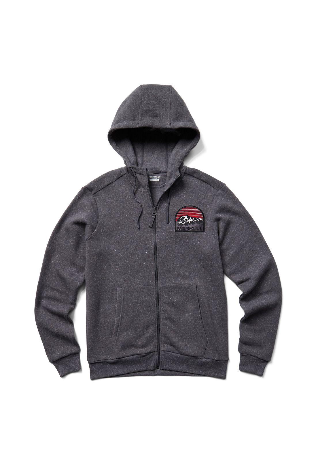 Polerón Hombre Stripe Patch Fz Hood Gris-0