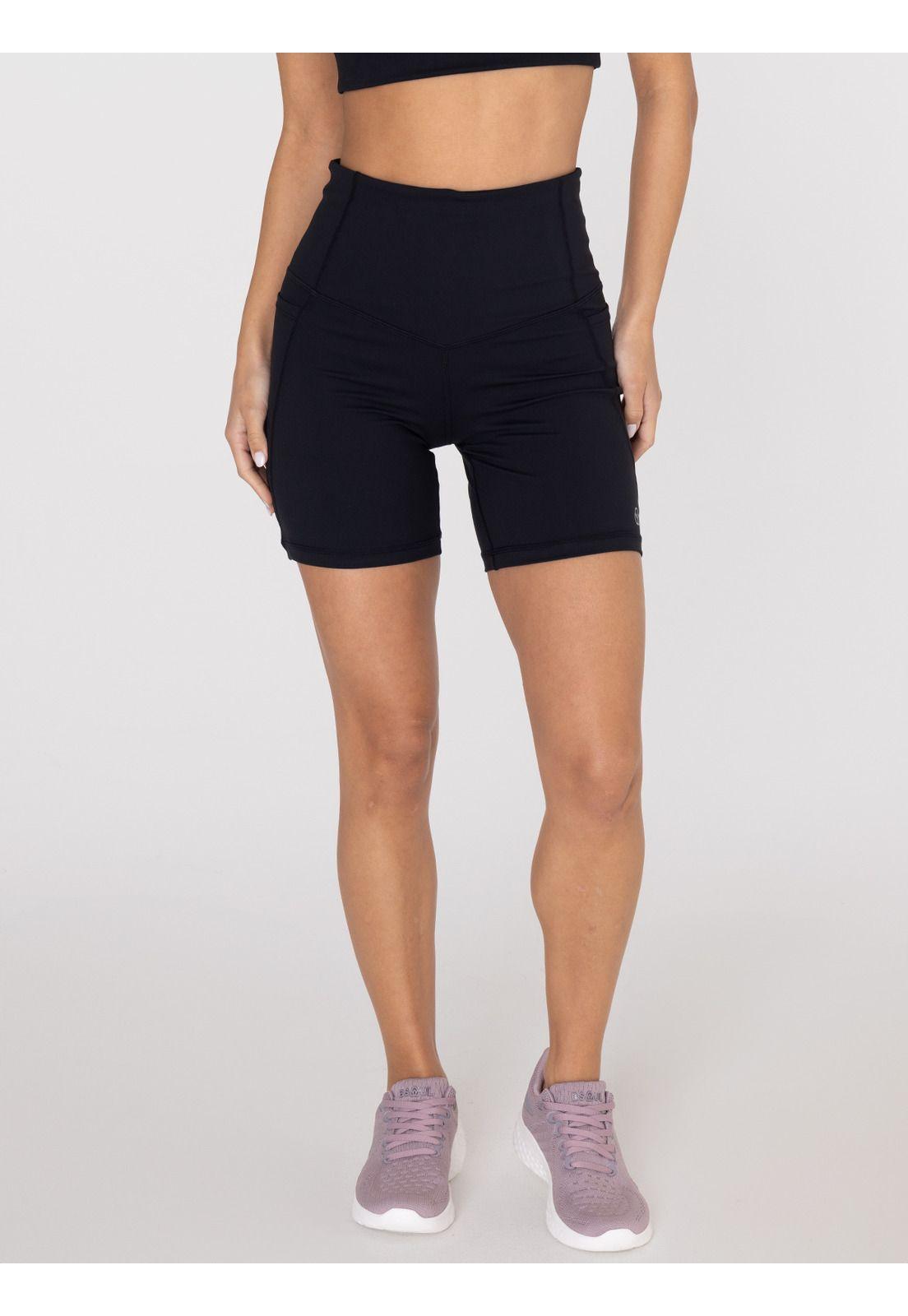 Calza Biker Mujer Pia Negra -0