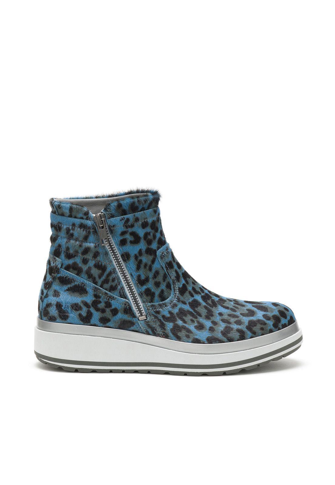 Botin Mujer  Arya Azul-1