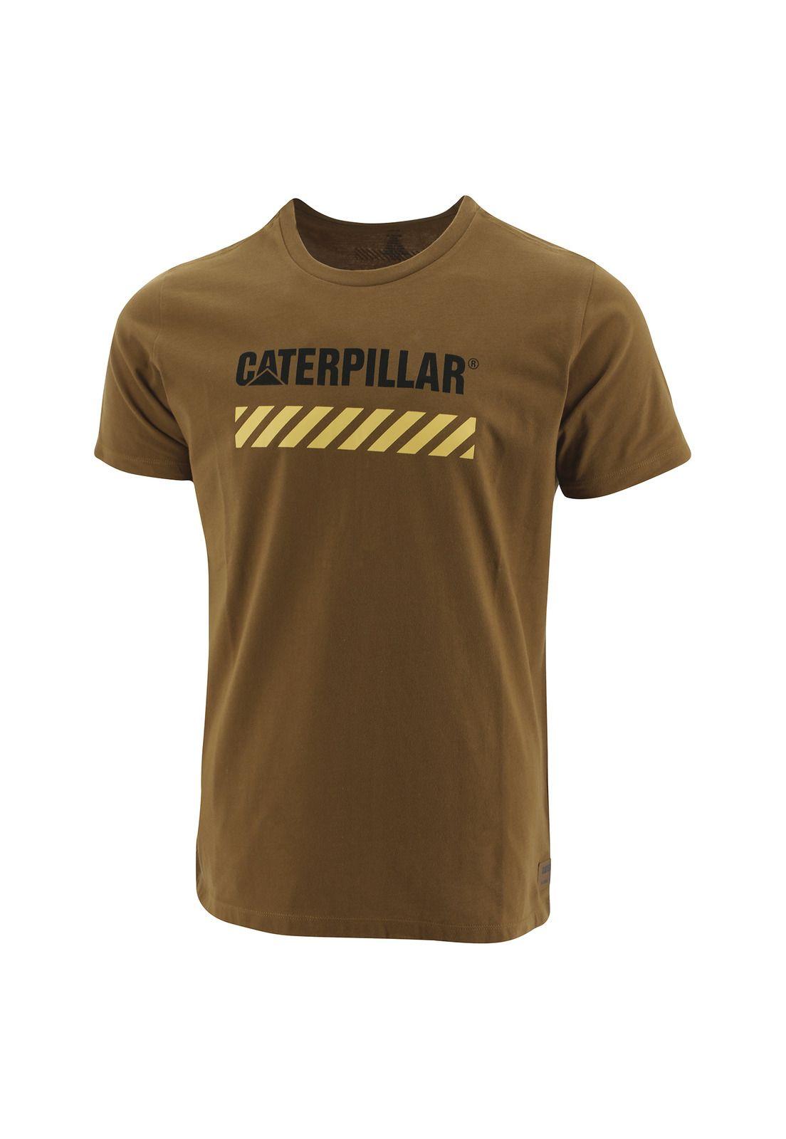 Polera M/C Hombre Work Area Tee Bronce-0