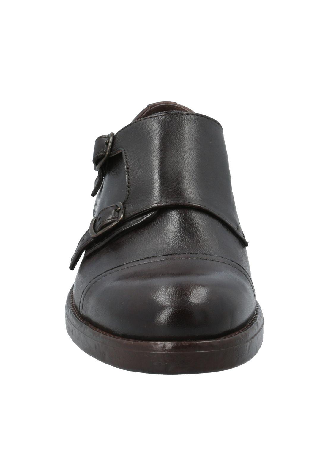 Zapato Cuero Hombre Fredy Café-3