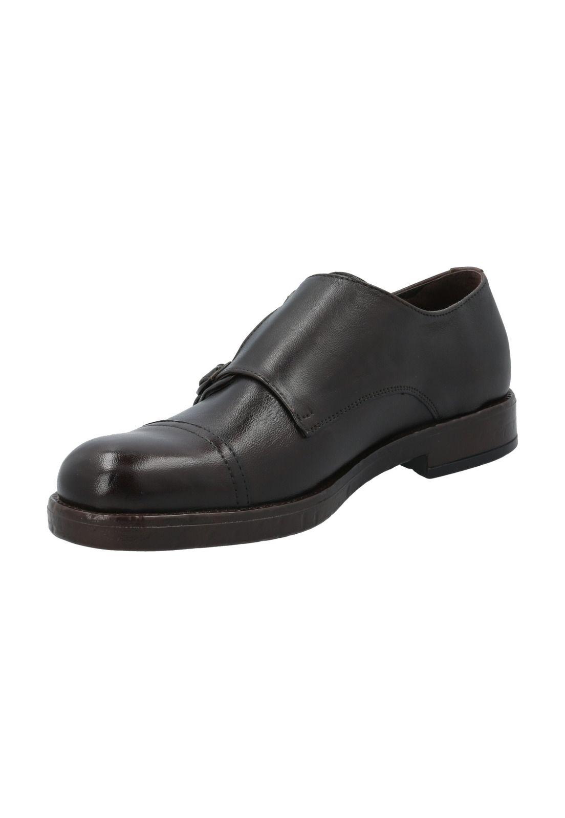 Zapato Cuero Hombre Fredy Café-4