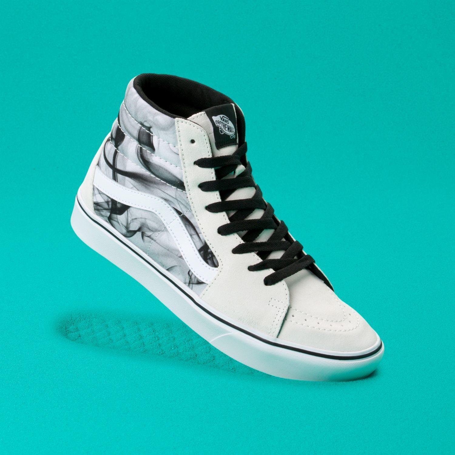Zapatilla Unisex Comfycush Sk8-Hi After Dark White-0