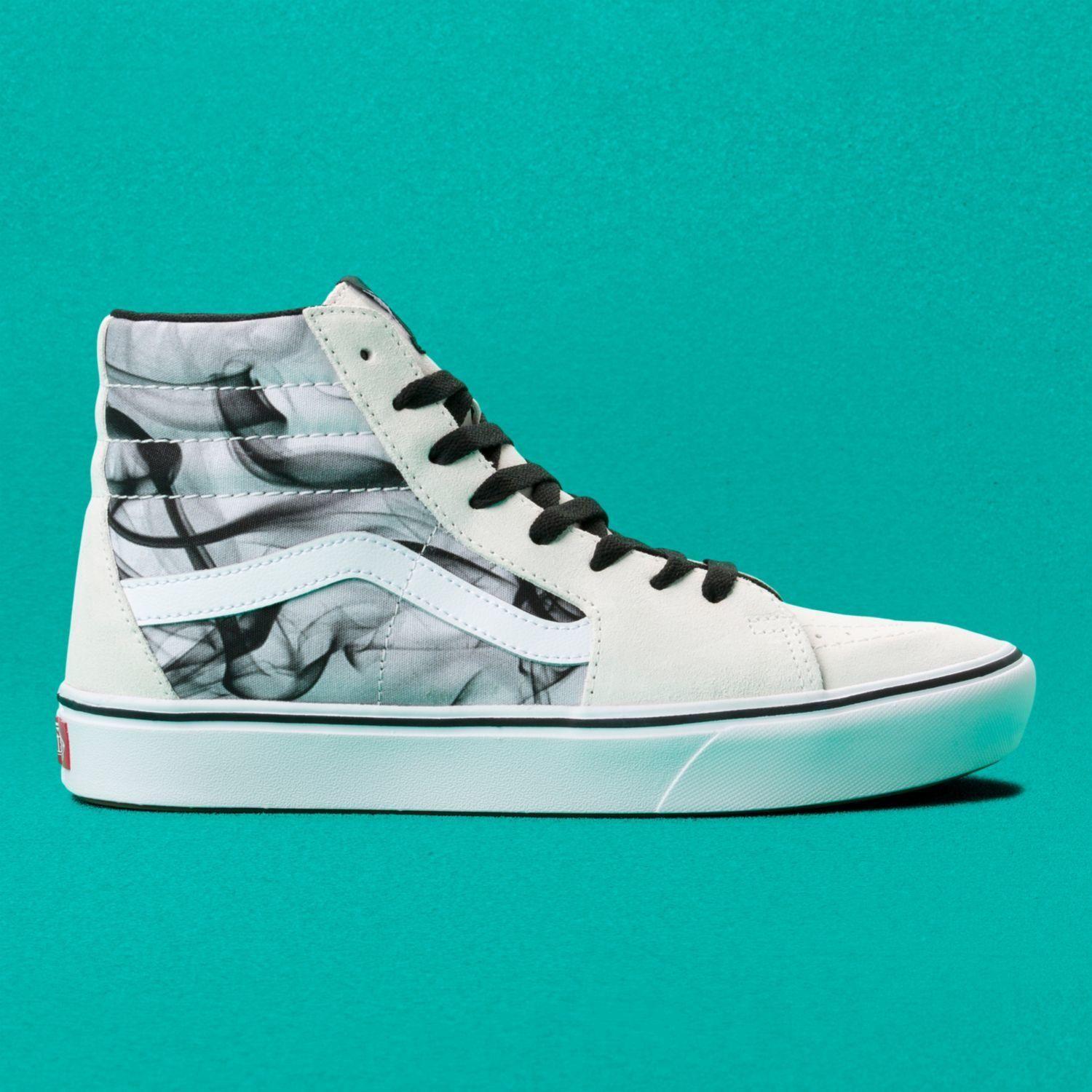 Zapatilla Unisex Comfycush Sk8-Hi After Dark White-1