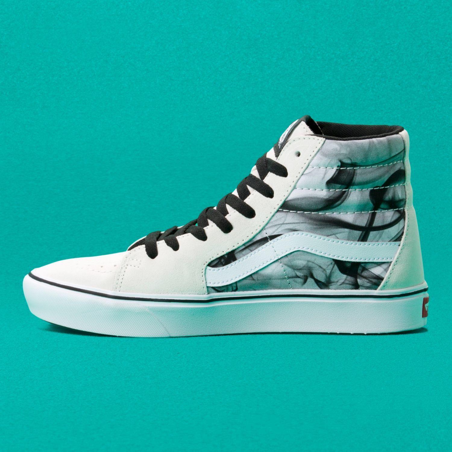 Zapatilla Unisex Comfycush Sk8-Hi After Dark White-3