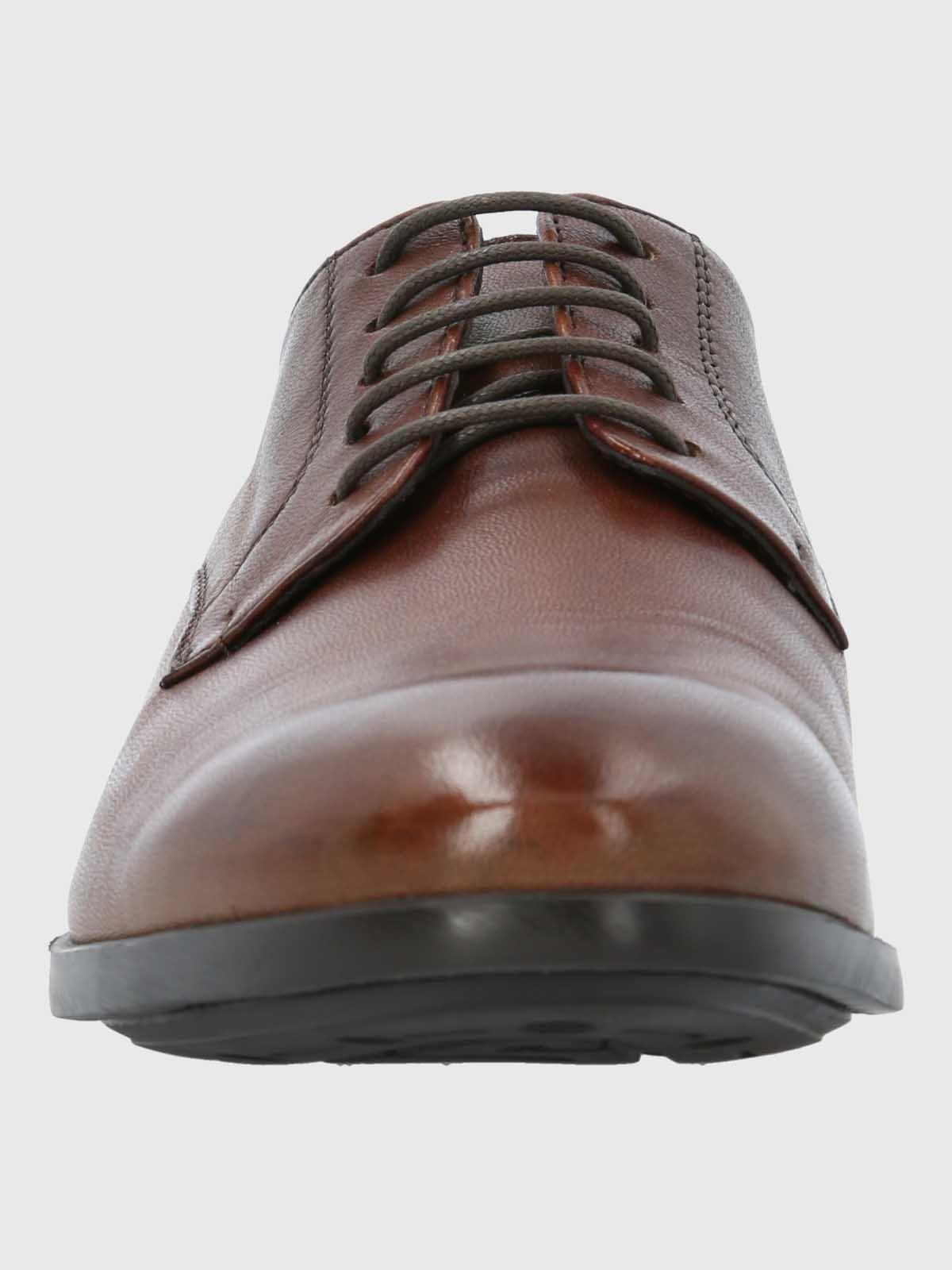 Zapato Italiano Hombre Cuero Olmo Café-3