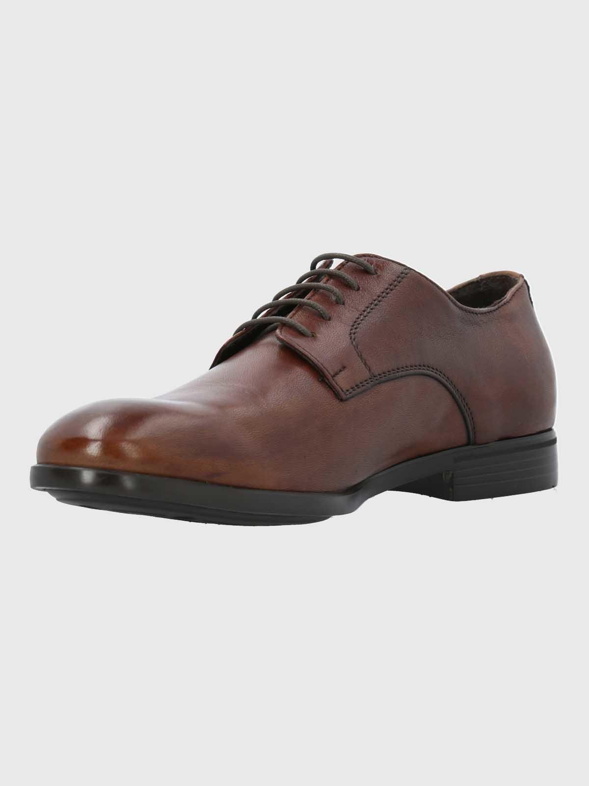 Zapato Italiano Hombre Cuero Olmo Café-4