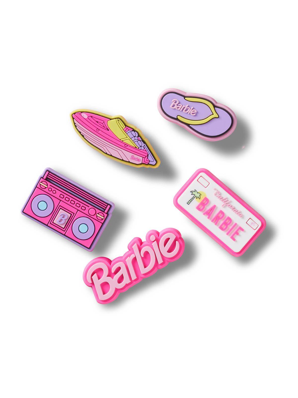 Jibbitz Barbie Retro Pack 5 Rosado-0