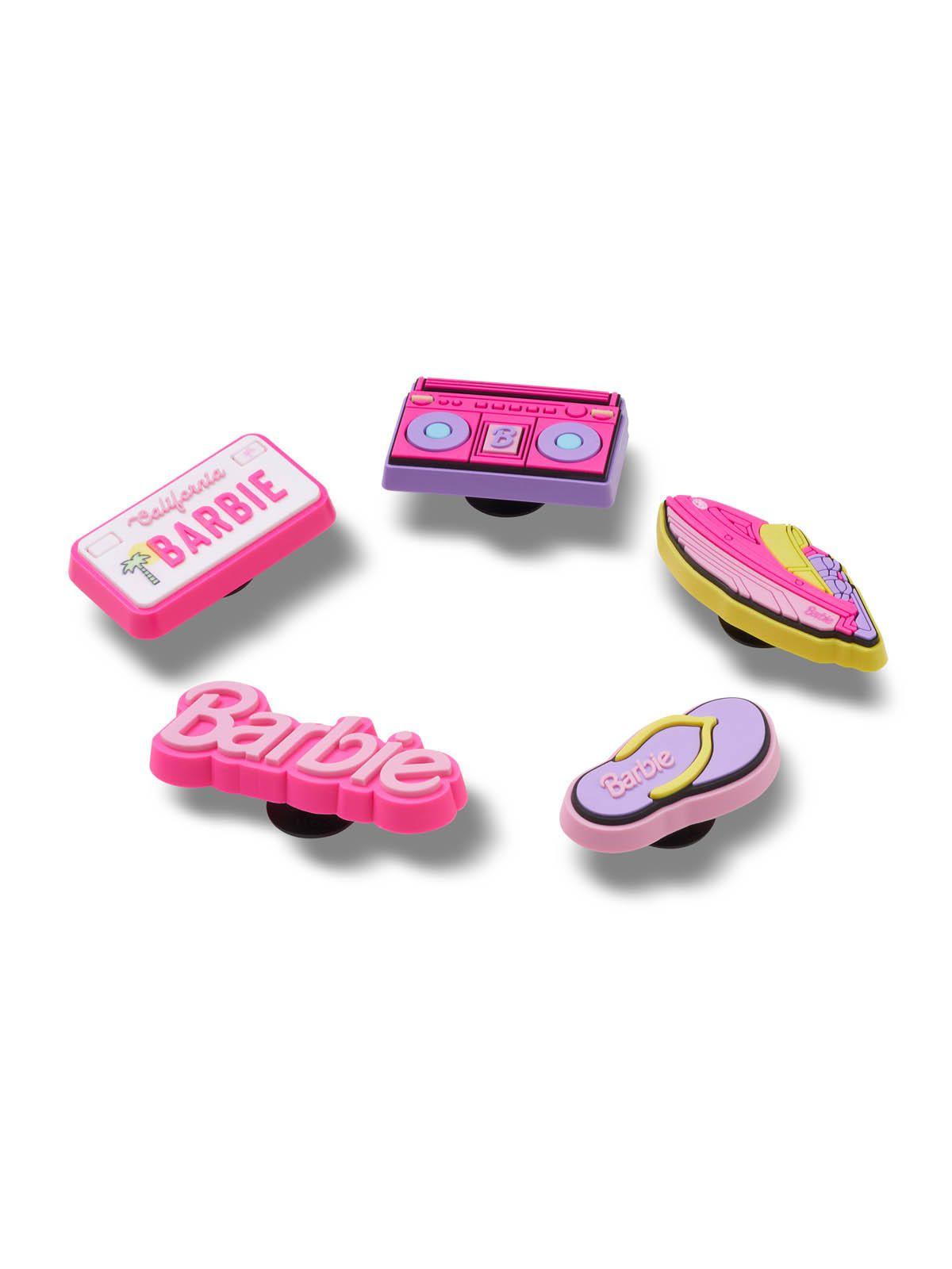 Jibbitz Barbie Retro Pack 5 Rosado-2