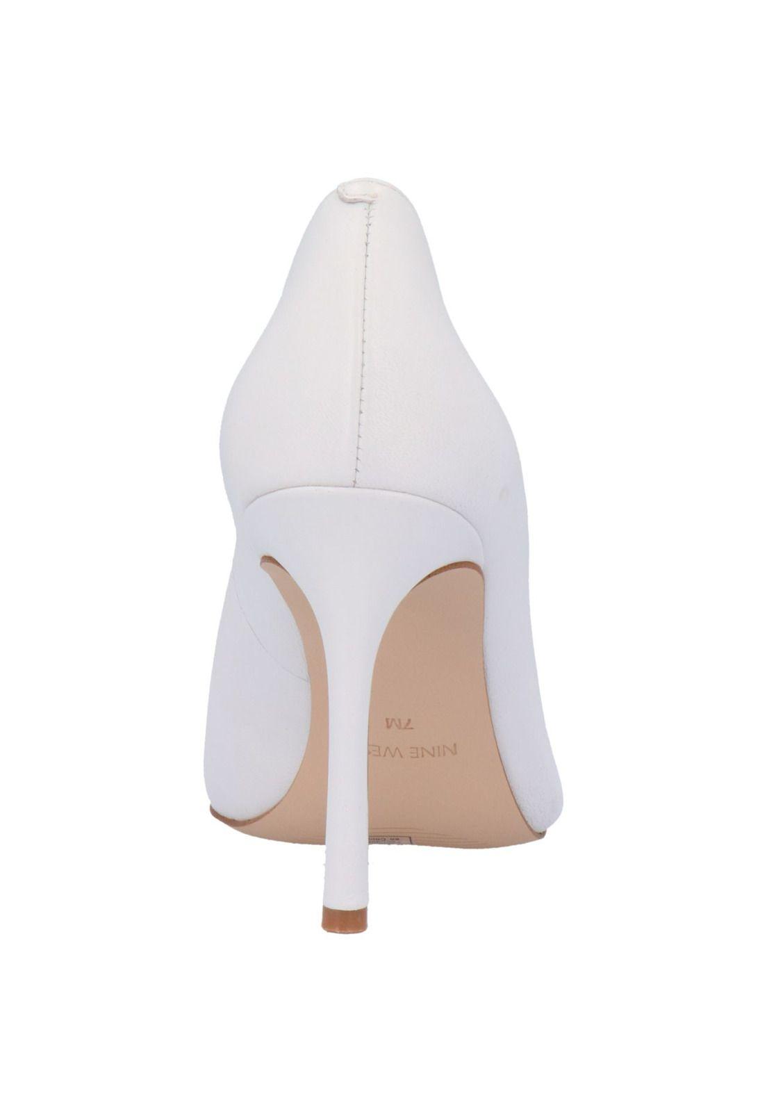 Zapato Cuero Emmala Blanco Mujer-5