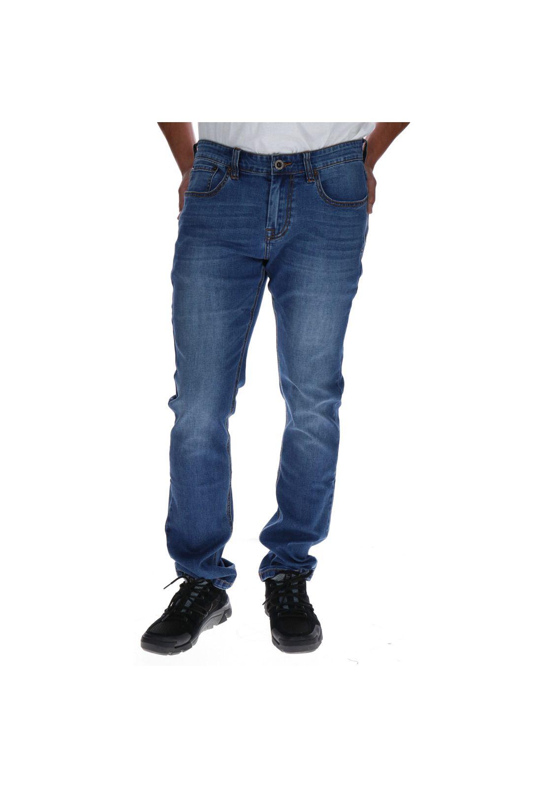 Jeans Hombre Dwr Slim Azul Cielo-0